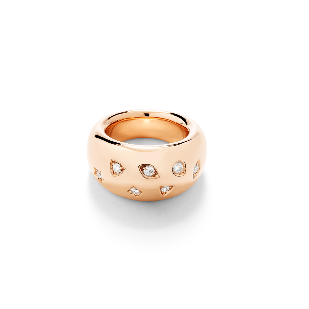 Pomellato Iconica ring roodgoud met diamant - PAC6007 O7000 DB000 - #3 Pomellato Iconica ring roodgoud met diamant - PAC6007 O7000 DB000 - #3