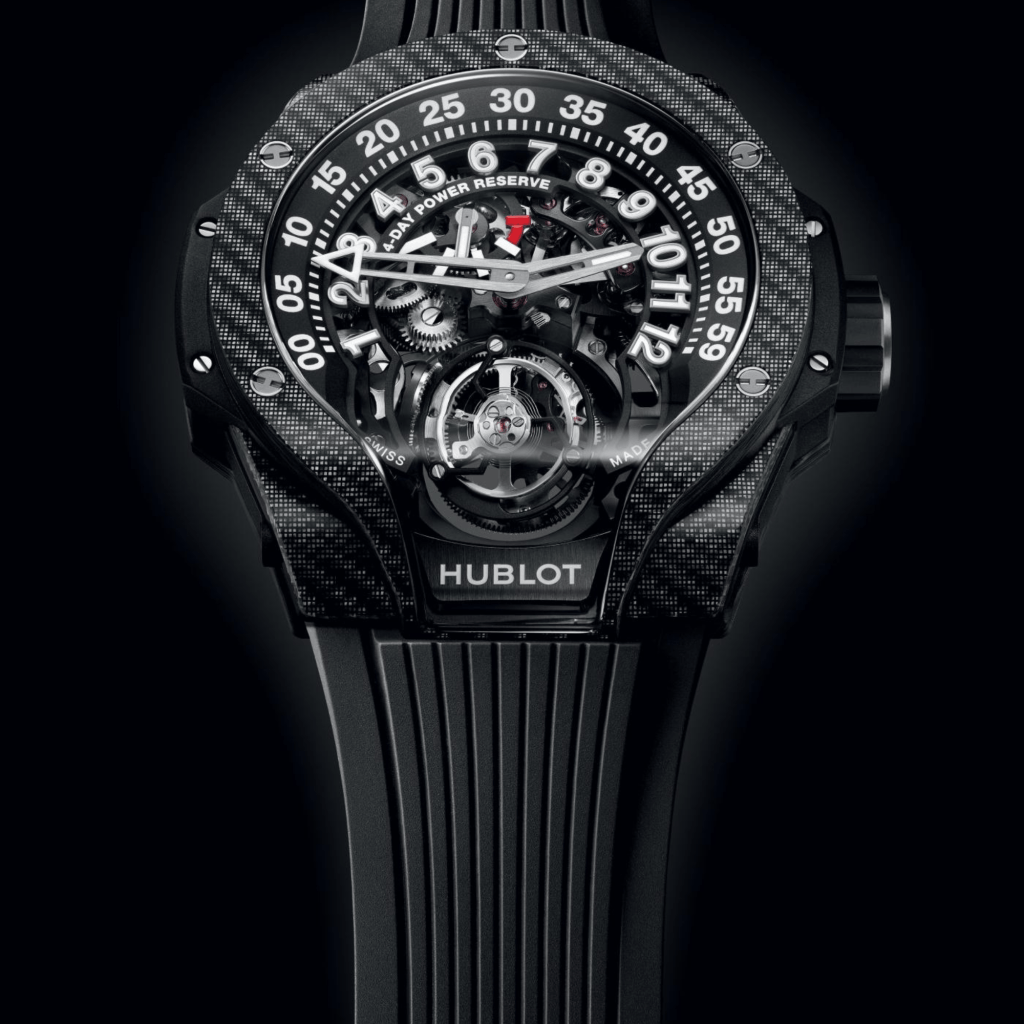 Hublot Mp 13 Tourbillon Bi-Axis Retrograde Black Carbon 44mm - 913.YT.1170.RX - #6 Hublot Mp 13 Tourbillon Bi-Axis Retrograde Black Carbon 44mm - 913.YT.1170.RX - #6