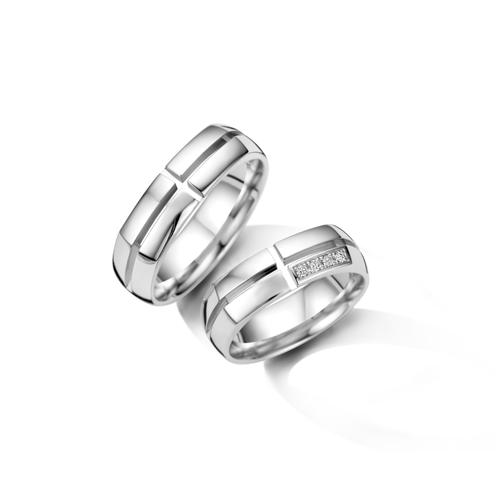 Trouwring Classic Love Collection witgoud - 274660 - #4 Trouwring Classic Love Collection witgoud - 274660 - #4