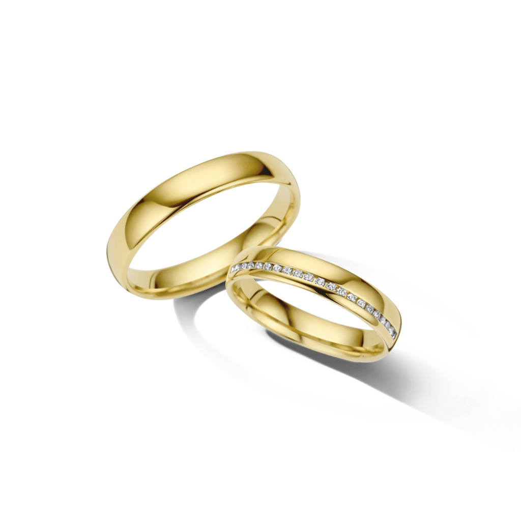 Trouwring Classic Love Collection geelgoud - 20040 - #4 Trouwring Classic Love Collection geelgoud - 20040 - #4