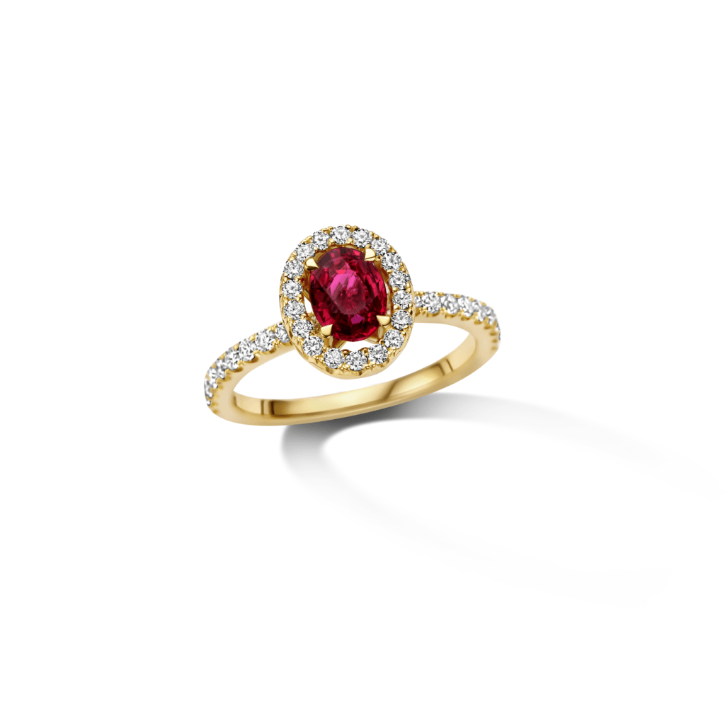Schaap en Citroen Diamonds ring geelgoud met diamant - #5 Schaap en Citroen Diamonds ring geelgoud met diamant - #5