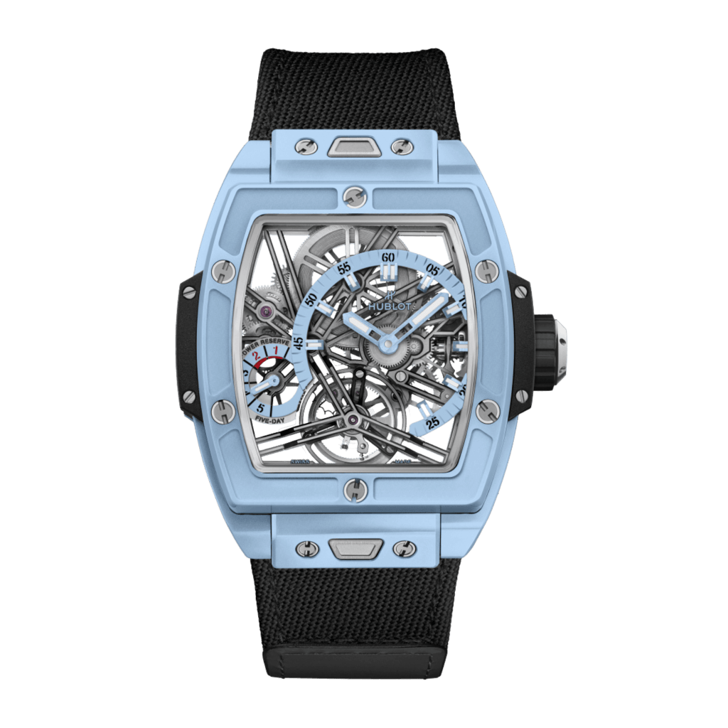 Hublot Spirit Of Big Bang Tourbillon 5 Day Power Reserve Sky Blue Ceramic 42mm - 6454.EX.5123.NR - #1 Hublot Spirit Of Big Bang Tourbillon 5 Day Power Reserve Sky Blue Ceramic 42mm - 6454.EX.5123.NR - #1