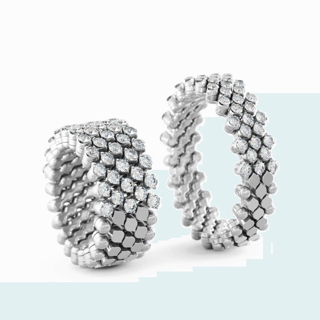 Serafino Consoli Brevetto Classic ring witgoud met diamant - RMS5H2WGWD - #5 Serafino Consoli Brevetto Classic ring witgoud met diamant - RMS5H2WGWD - #5