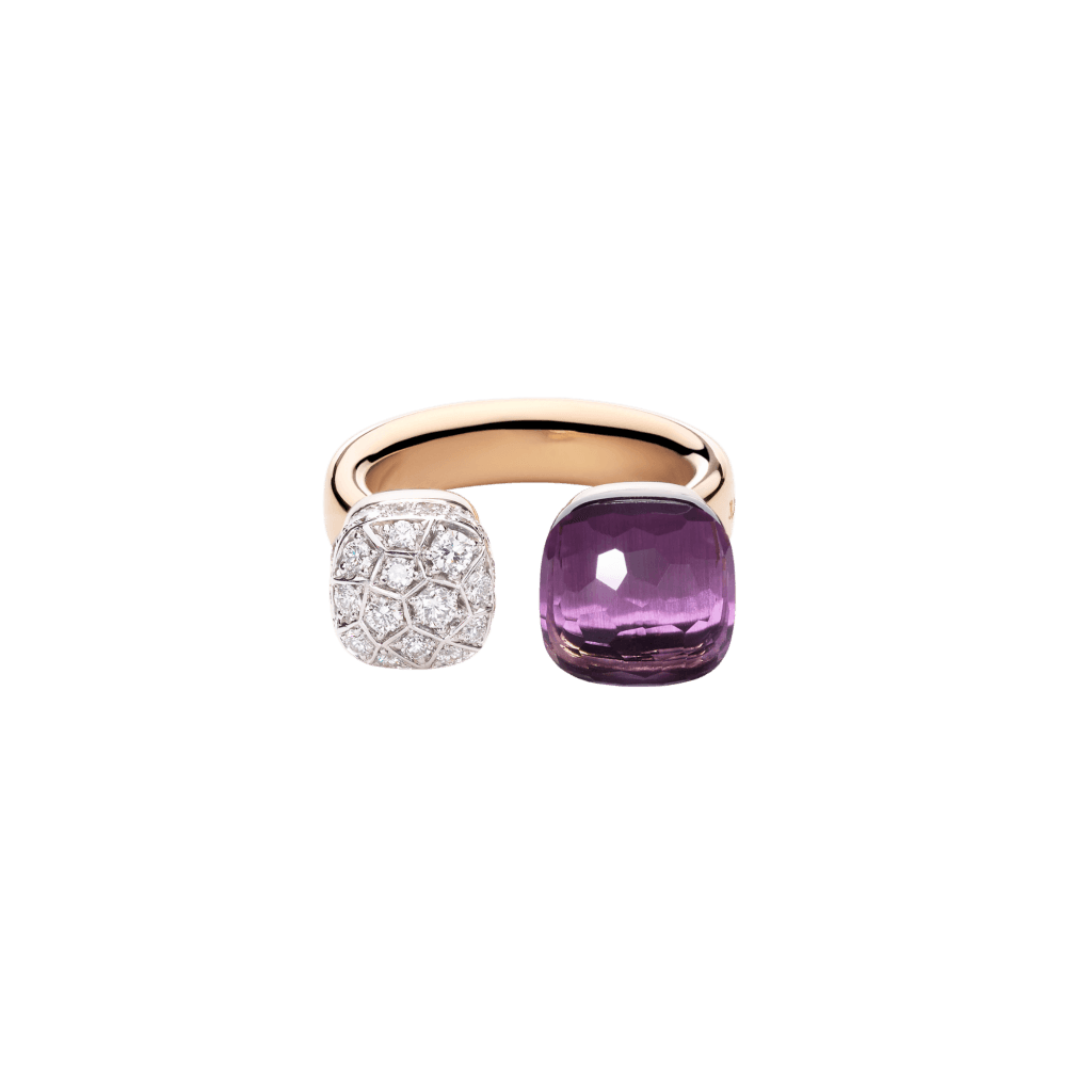 Pomellato Nudo Diamonds ring roodgoud met diamant - PAC4020 O6WHR DB0IY - #2 Pomellato Nudo Diamonds ring roodgoud met diamant - PAC4020 O6WHR DB0IY - #2