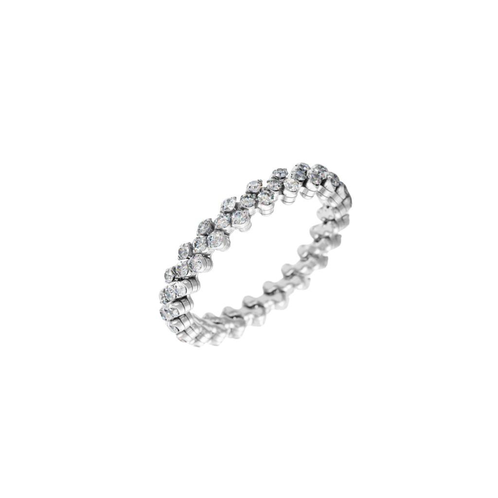 Serafino Consoli Brevetto Classic ring witgoud met diamant - RMS3F2WGWD - #3 Serafino Consoli Brevetto Classic ring witgoud met diamant - RMS3F2WGWD - #3