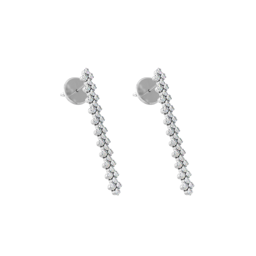 Serafino Consoli Brevetto Classic oorsieraad witgoud met diamant - EA3F2WGWD - #2 Serafino Consoli Brevetto Classic oorsieraad witgoud met diamant - EA3F2WGWD - #2