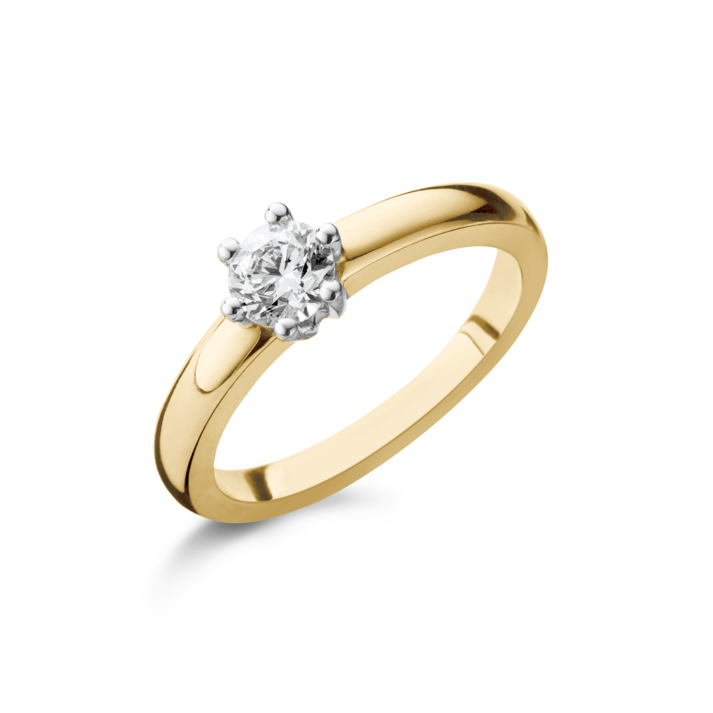Schaap en Citroen Diamonds ring geelgoud met diamant - #1 Schaap en Citroen Diamonds ring geelgoud met diamant - #1