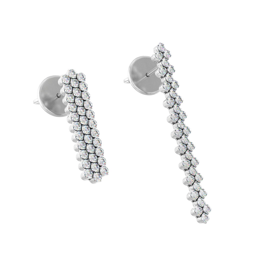 Serafino Consoli Brevetto Classic oorsieraad witgoud met diamant - EA3F2WGWD - #3 Serafino Consoli Brevetto Classic oorsieraad witgoud met diamant - EA3F2WGWD - #3