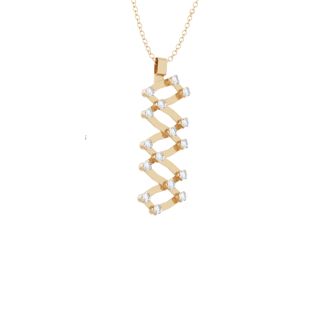 Serafino Consoli Brevetto Classic collier witgoud met diamant - S.CL1492F4RGWD - #2 Serafino Consoli Brevetto Classic collier witgoud met diamant - S.CL1492F4RGWD - #2