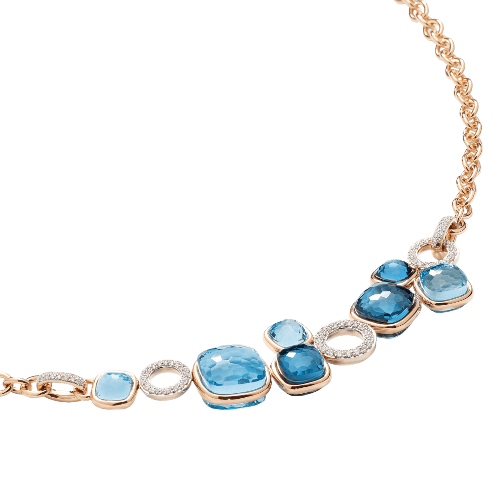Pomellato Nudo collier roodgoud met diamant - PCC6021 O6WHR BTYTL - #2 Pomellato Nudo collier roodgoud met diamant - PCC6021 O6WHR BTYTL - #2