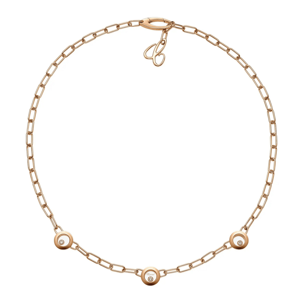 Chopard Happy Diamonds Happy Hearts collier roodgoud met diamant - 81A117-5101 - #4 Chopard Happy Diamonds Happy Hearts collier roodgoud met diamant - 81A117-5101 - #4