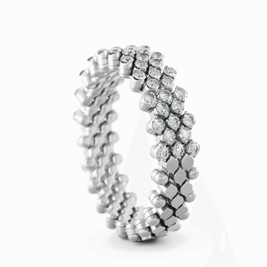 Serafino Consoli Brevetto Classic ring witgoud met diamant - RMS5H2WGWD - #6 Serafino Consoli Brevetto Classic ring witgoud met diamant - RMS5H2WGWD - #6
