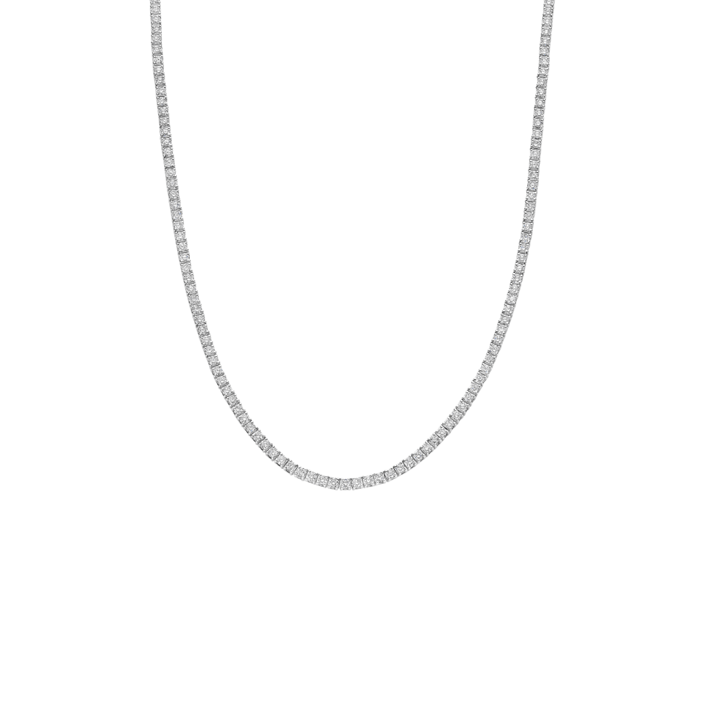 Schaap en Citroen Diamonds collier witgoud met diamant - #1 Schaap en Citroen Diamonds collier witgoud met diamant - #1