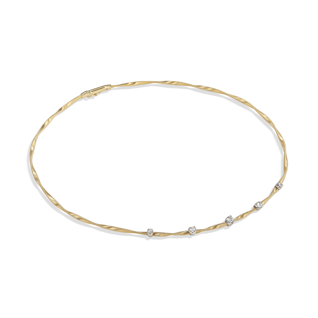 Marco Bicego Marrakech collier geelgoud met diamant - CG337-B1 - #1 Marco Bicego Marrakech collier geelgoud met diamant - CG337-B1 - #1