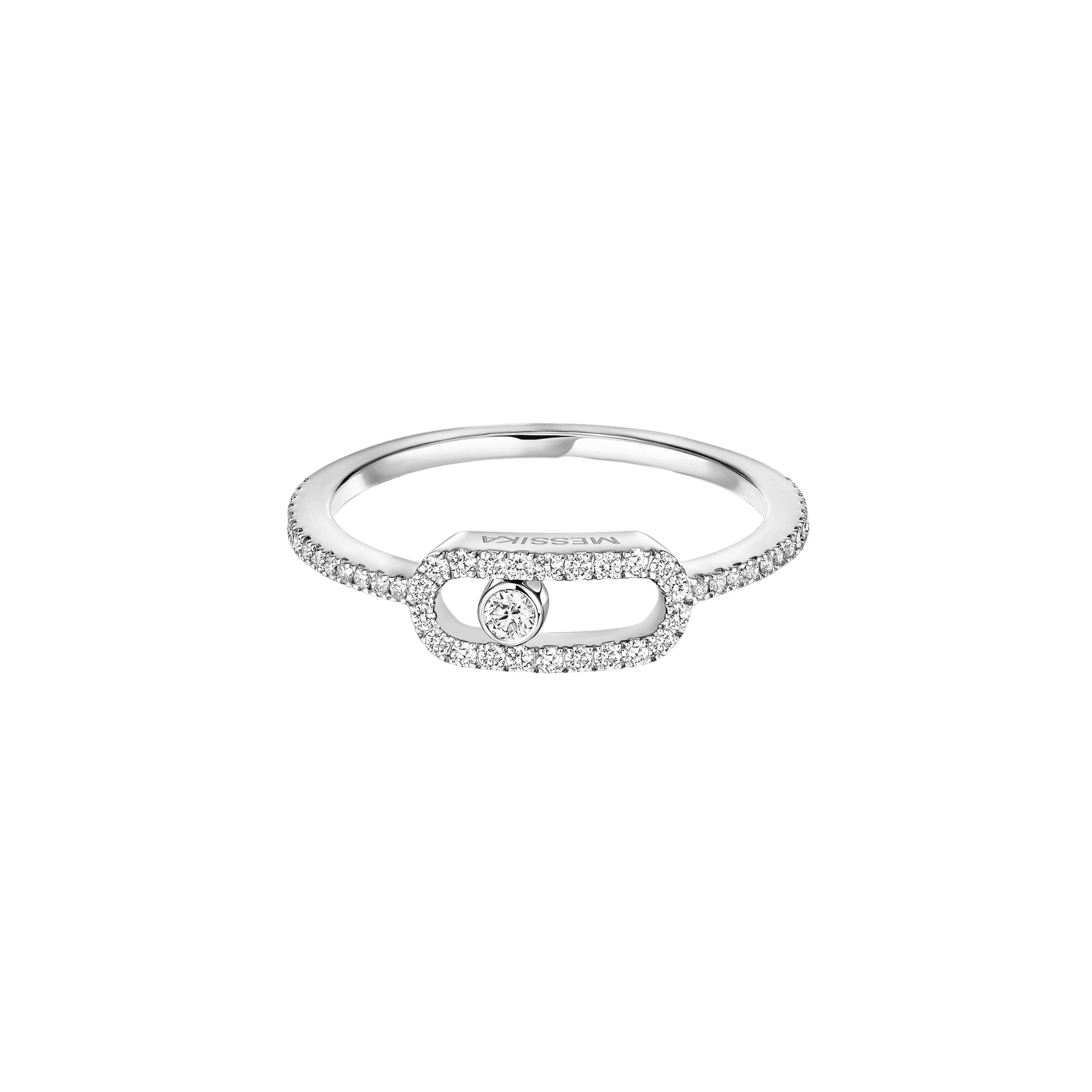 Messika Move Uno ring witgoud met diamant - 5630-WG - #3 Messika Move Uno ring witgoud met diamant - 5630-WG - #3