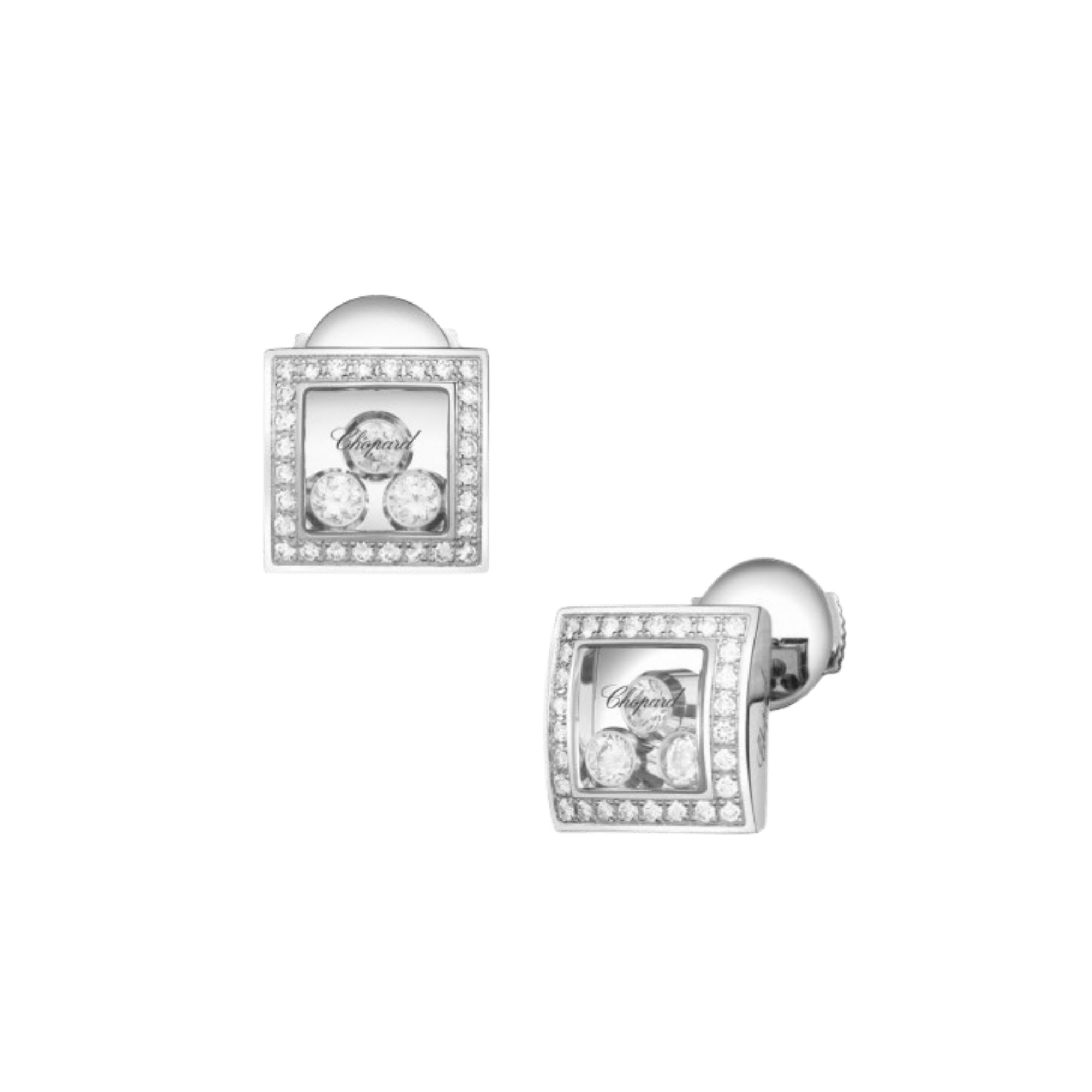 Happy Diamonds Happy Loupe Oorsieraad - Chopard - 839224-1002 Happy Diamonds Happy Loupe Oorsieraad - Chopard - 839224-1002