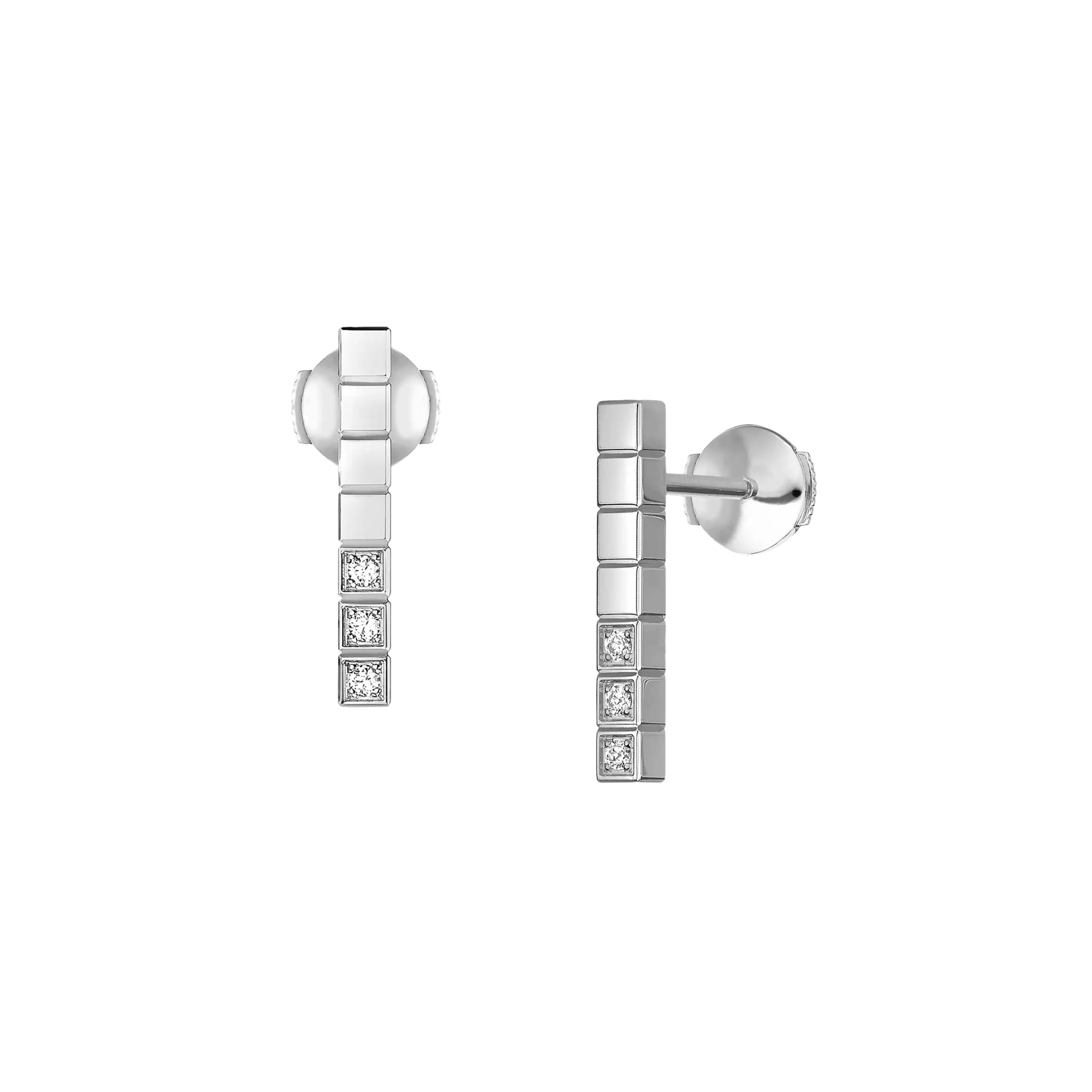 Ice Cube Mini Oorsieraad - Chopard - 837702-1002 Ice Cube Mini Oorsieraad - Chopard - 837702-1002