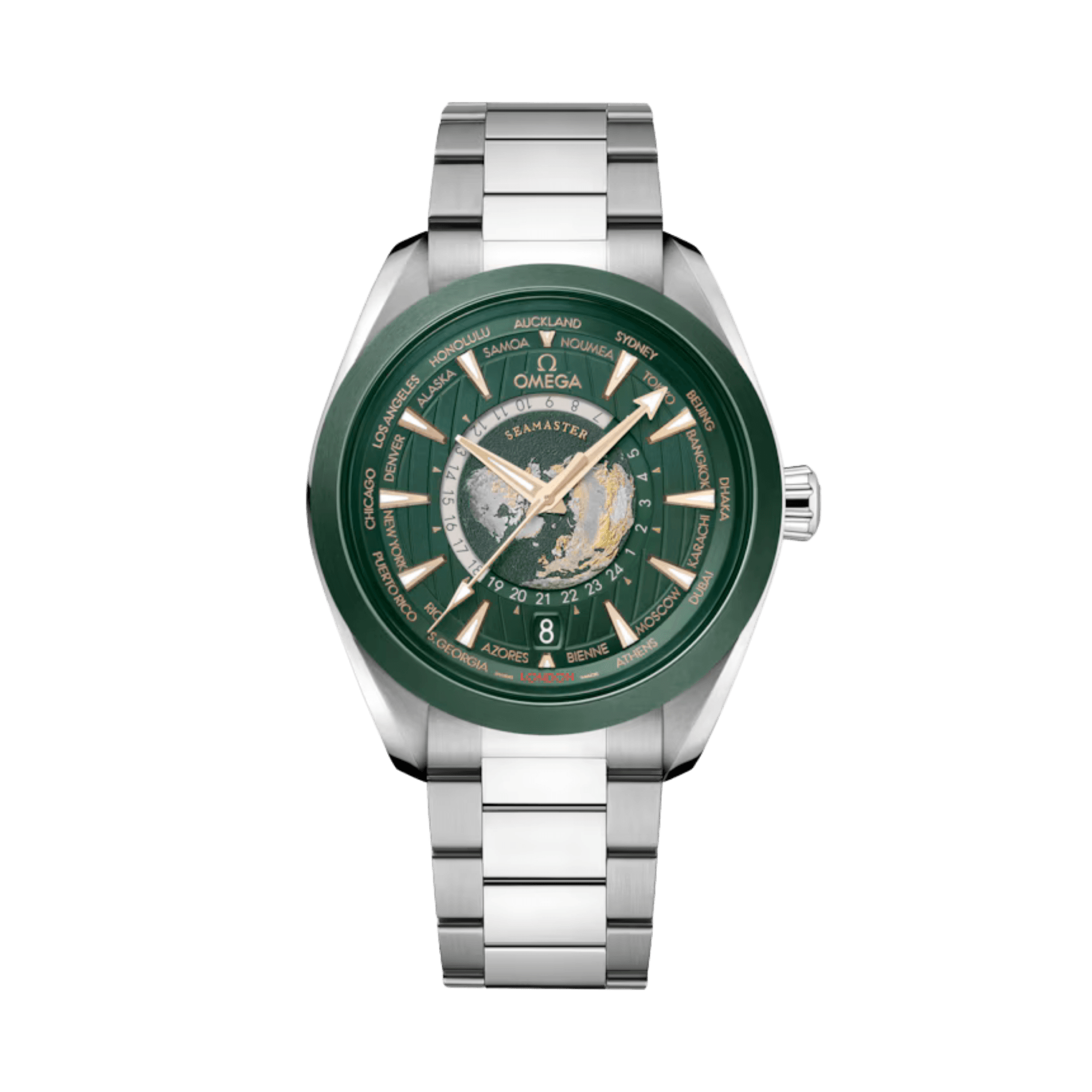 OMEGA Seamaster Aqua Terra 150M GMT Worldtimer 43mm - 220.30.43.22.10.001 - #1 OMEGA Seamaster Aqua Terra 150M GMT Worldtimer 43mm - 220.30.43.22.10.001 - #1
