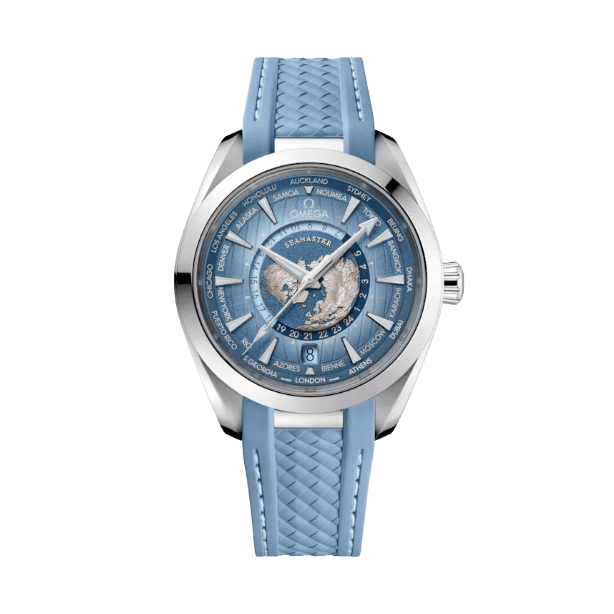 OMEGA Seamaster Aqua Terra 150M GMT Worldtimer 43mm - 220.12.43.22.03.002 - #1 OMEGA Seamaster Aqua Terra 150M GMT Worldtimer 43mm - 220.12.43.22.03.002 - #1