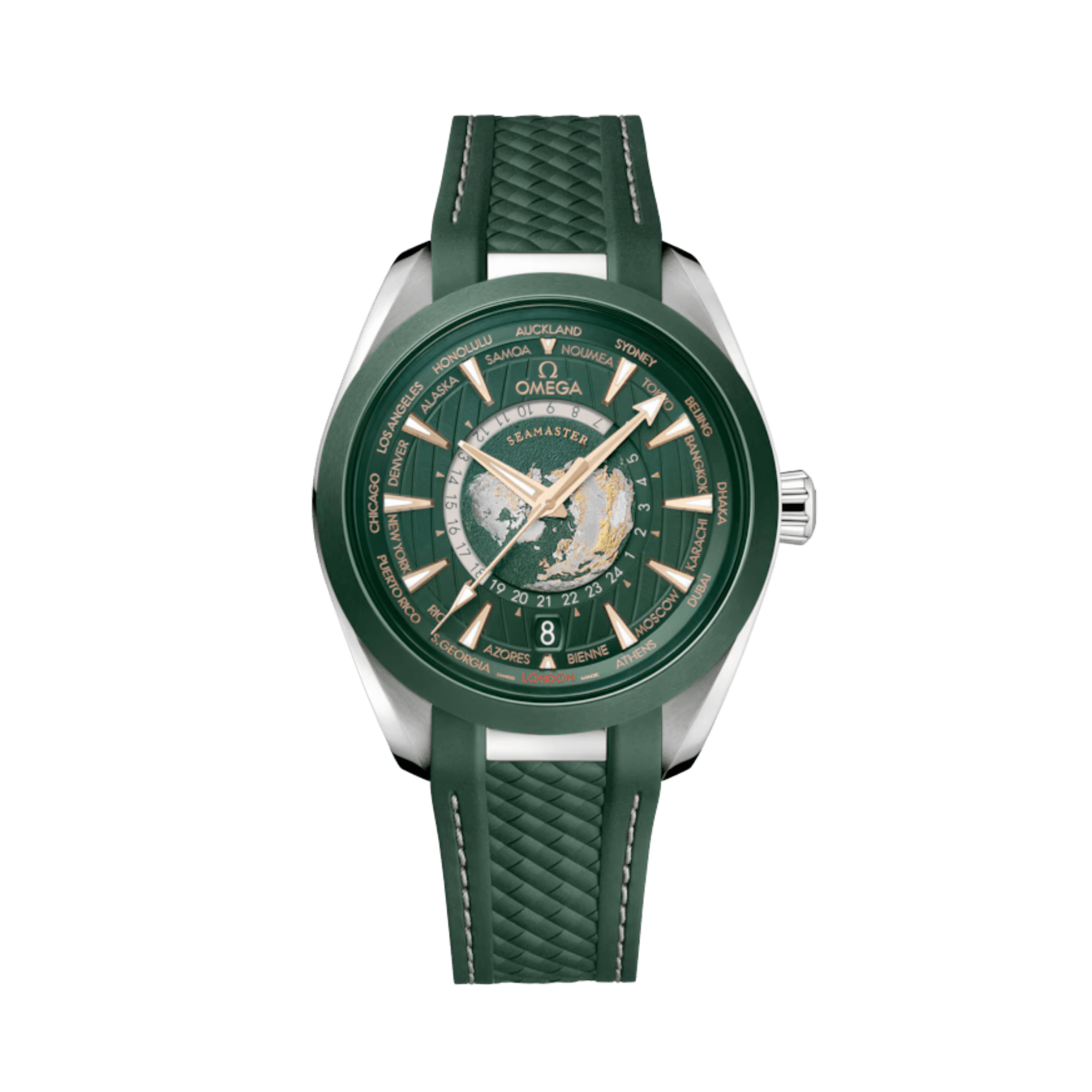 OMEGA Seamaster Aqua Terra 150M GMT Worldtimer 43mm - 220.32.43.22.10.001 - #1 OMEGA Seamaster Aqua Terra 150M GMT Worldtimer 43mm - 220.32.43.22.10.001 - #1
