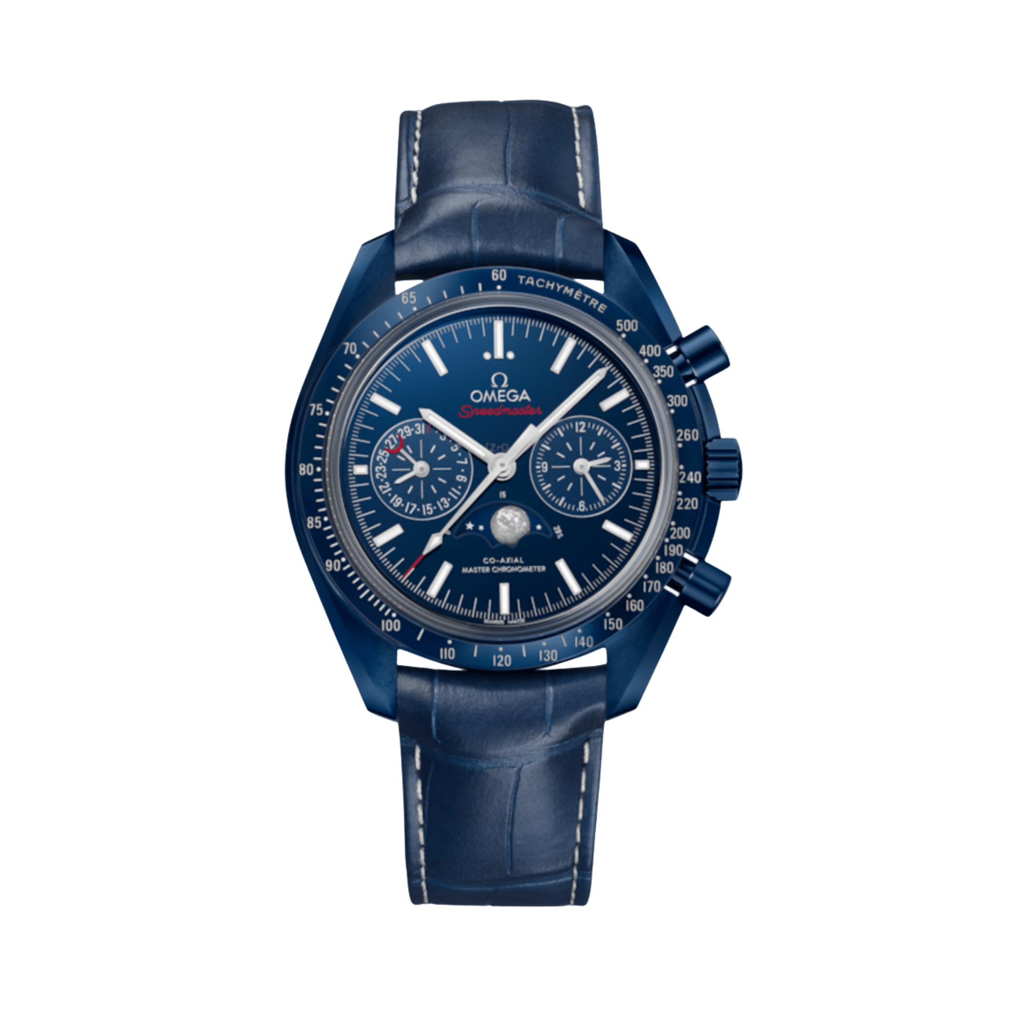 OMEGA Speedmaster Moonwatch Moonphase Blue Side of the Moon 44mm - 304.93.44.52.03.001 - #1 OMEGA Speedmaster Moonwatch Moonphase Blue Side of the Moon 44mm - 304.93.44.52.03.001 - #1