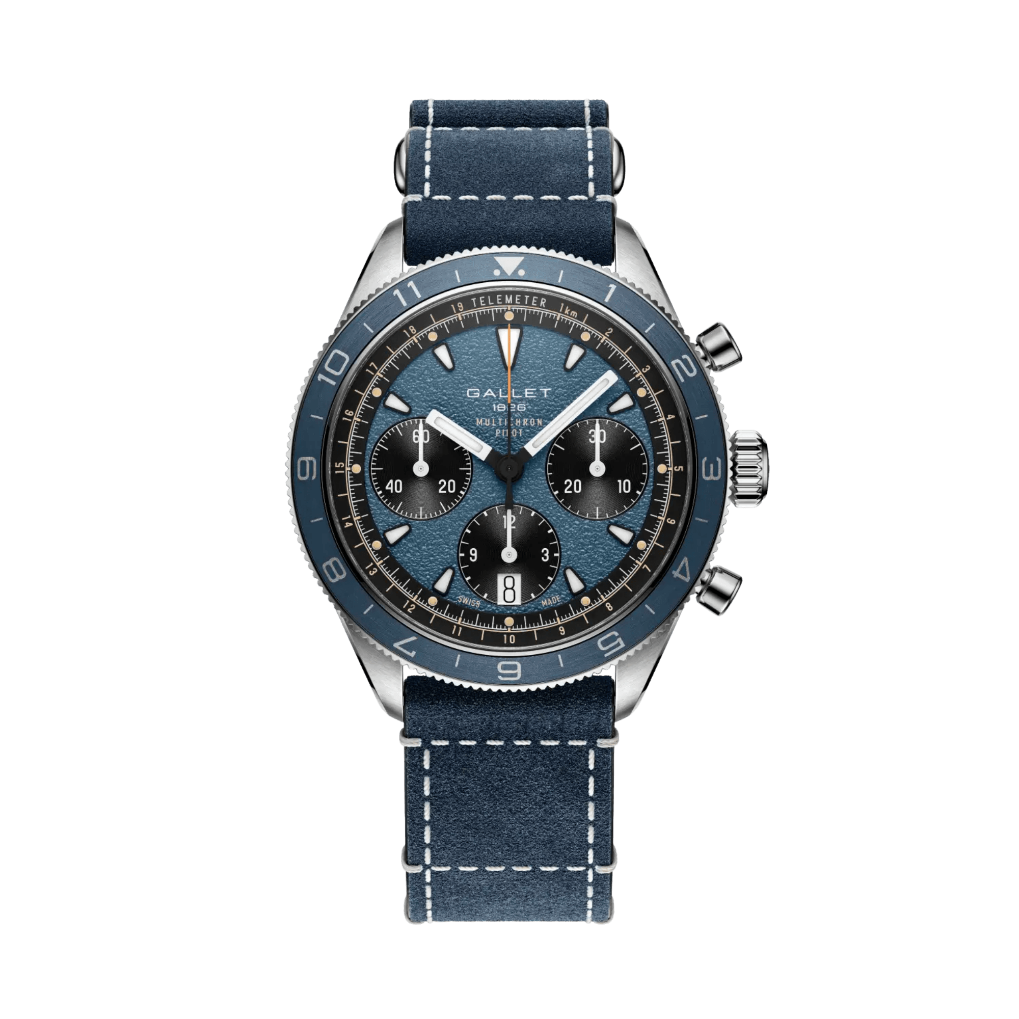 Multichron Pilot 42mm - Gallet - AG2303171C1W1 Multichron Pilot 42mm - Gallet - AG2303171C1W1