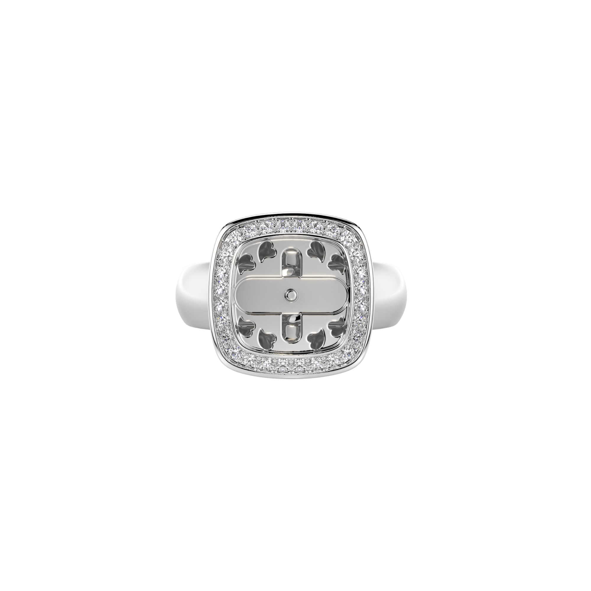 Tirisi Jewelry Milano Twist ring witgoud - TR9817DW - #2 Tirisi Jewelry Milano Twist ring witgoud - TR9817DW - #2