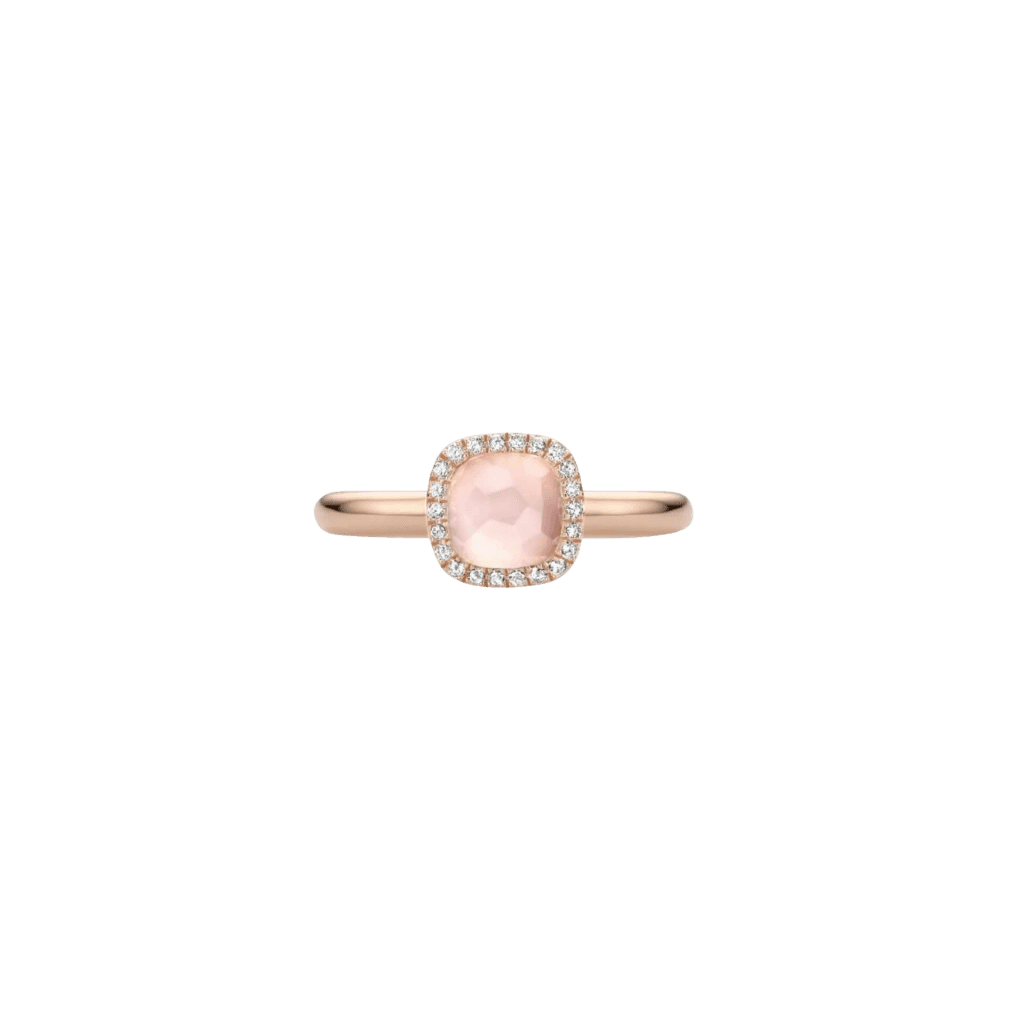 Tirisi Jewelry Milano Sweeties ring roodgoud met diamant - TR9624PQP - #3 Tirisi Jewelry Milano Sweeties ring roodgoud met diamant - TR9624PQP - #3