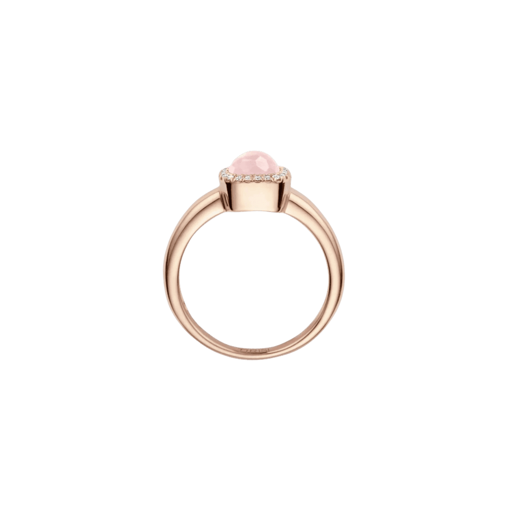 Tirisi Jewelry Milano Sweeties ring roodgoud met diamant - TR9624PQP - #2 Tirisi Jewelry Milano Sweeties ring roodgoud met diamant - TR9624PQP - #2