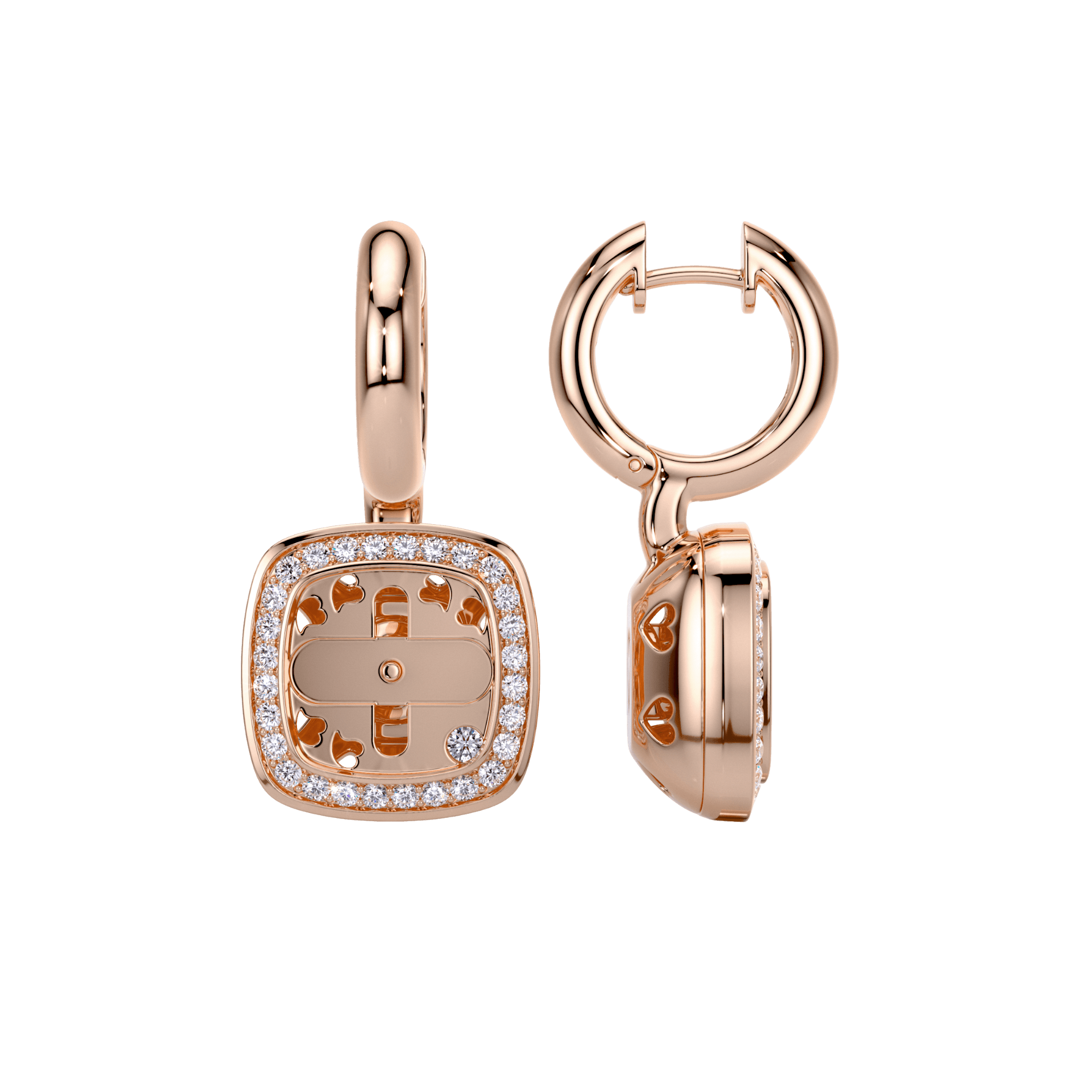 Tirisi Jewelry Milano Twist oorsieraad roodgoud - TE9347DP - #2 Tirisi Jewelry Milano Twist oorsieraad roodgoud - TE9347DP - #2