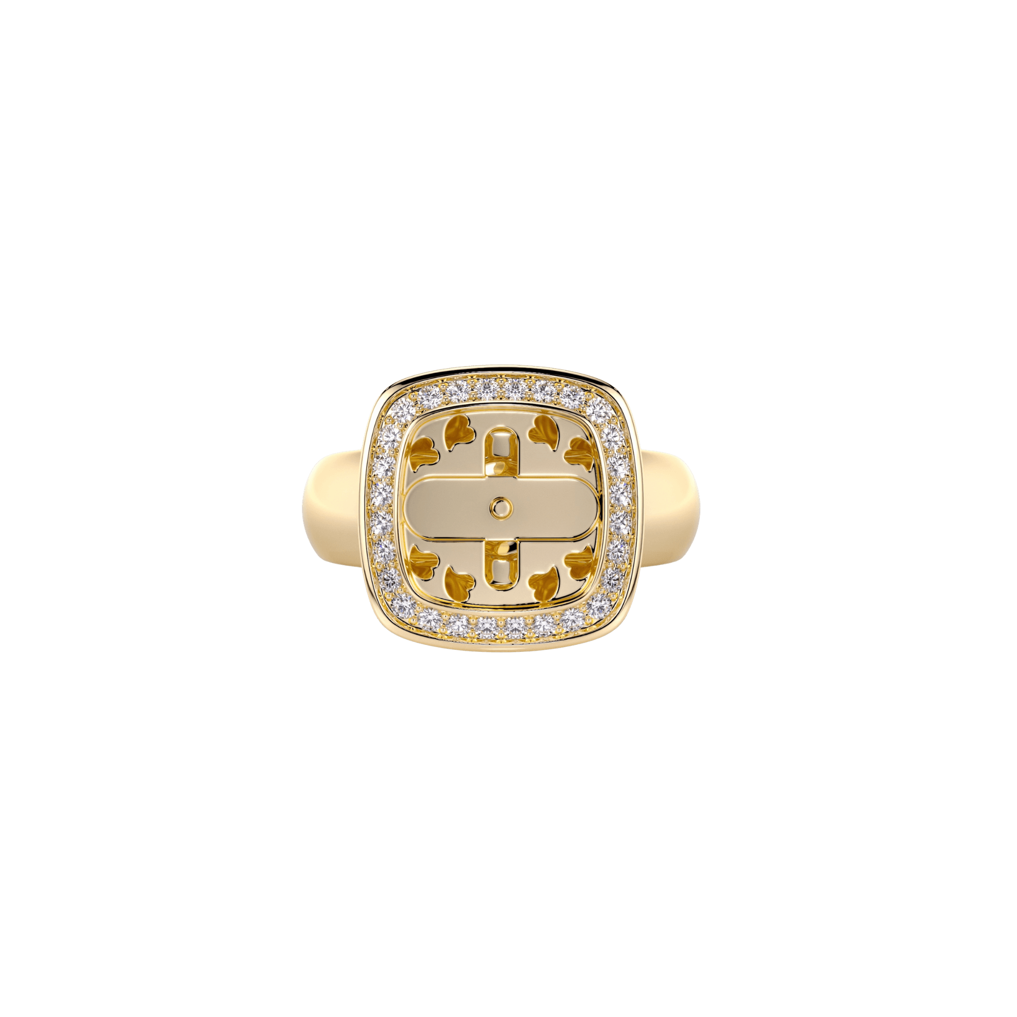 Tirisi Jewelry Milano Twist ring geelgoud - TR9817D - #2 Tirisi Jewelry Milano Twist ring geelgoud - TR9817D - #2