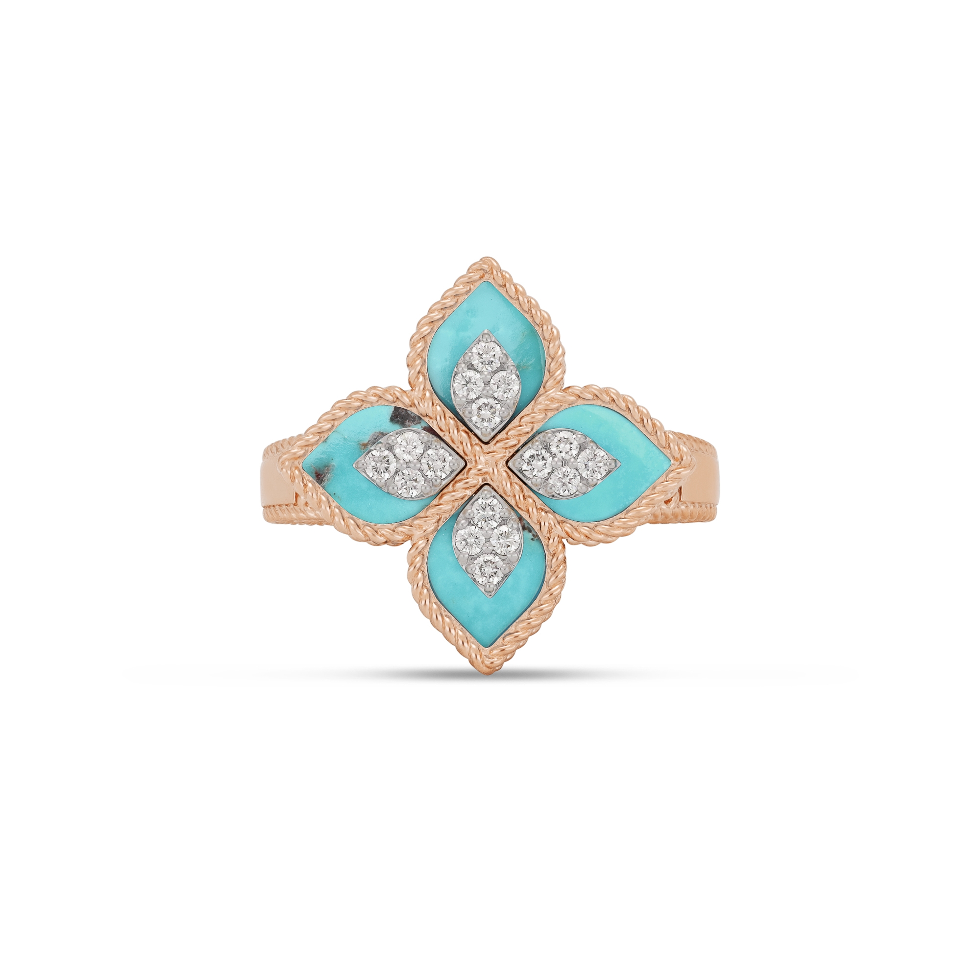 Roberto Coin Princess Flower ring roodgoud met diamant - ADV888RI1837_03 - #2 Roberto Coin Princess Flower ring roodgoud met diamant - ADV888RI1837_03 - #2