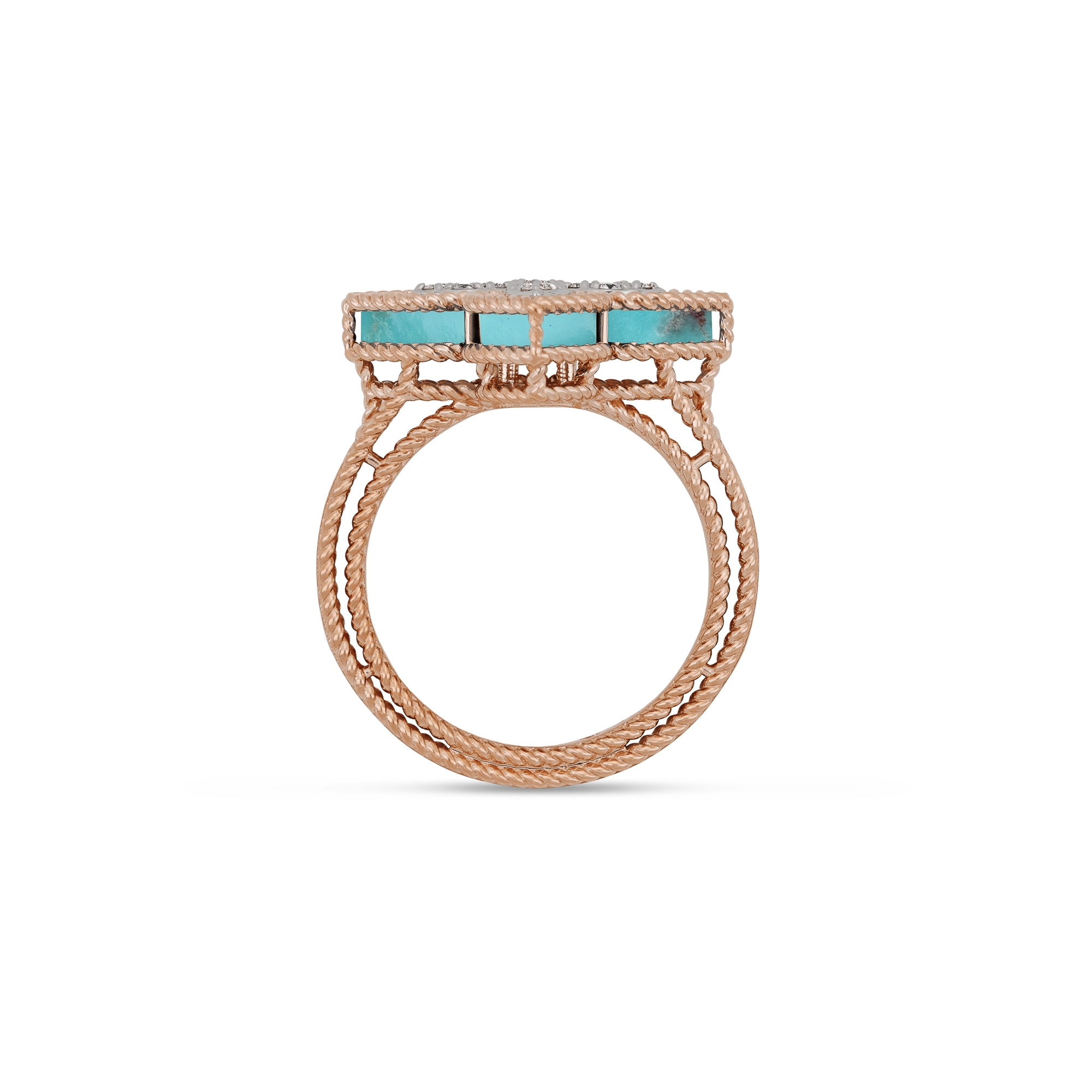 Roberto Coin Princess Flower ring roodgoud met diamant - ADV888RI1837_03 - #3 Roberto Coin Princess Flower ring roodgoud met diamant - ADV888RI1837_03 - #3