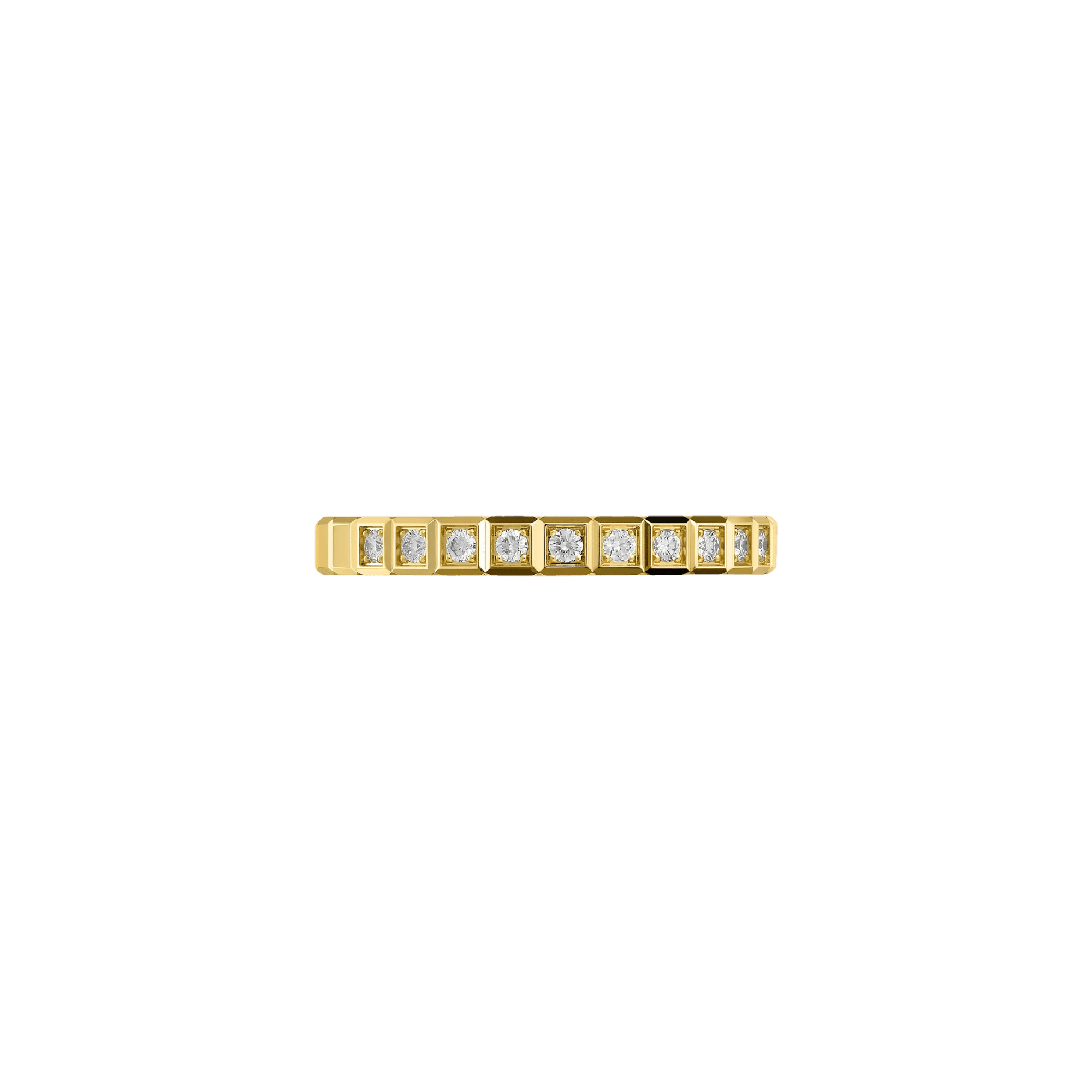 Chopard Ice Cube Mini ring geelgoud met diamant - 827702-0259 - #2 Chopard Ice Cube Mini ring geelgoud met diamant - 827702-0259 - #2