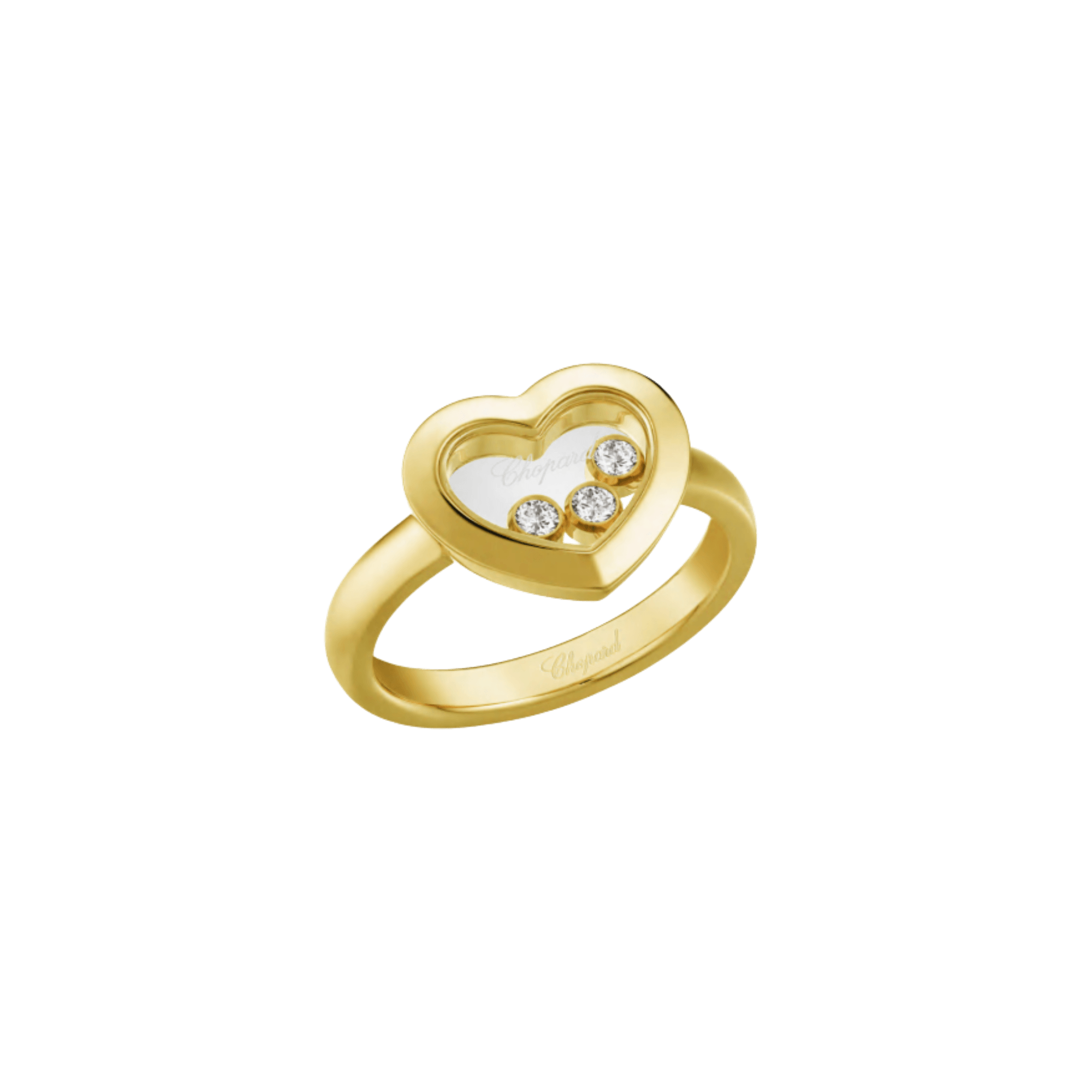 Happy Diamonds Icons Heart Ring - Chopard - 82A611-0111 Happy Diamonds Icons Heart Ring - Chopard - 82A611-0111