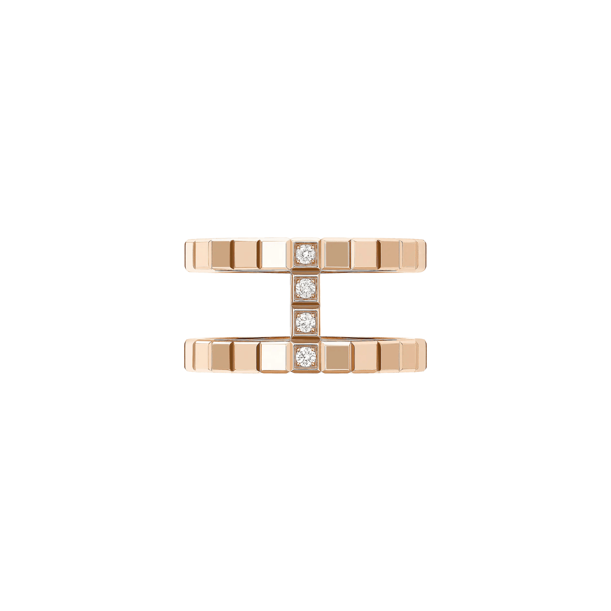 Chopard Ice Cube Mini ring roodgoud met diamant - 827006-5010 - #2 Chopard Ice Cube Mini ring roodgoud met diamant - 827006-5010 - #2