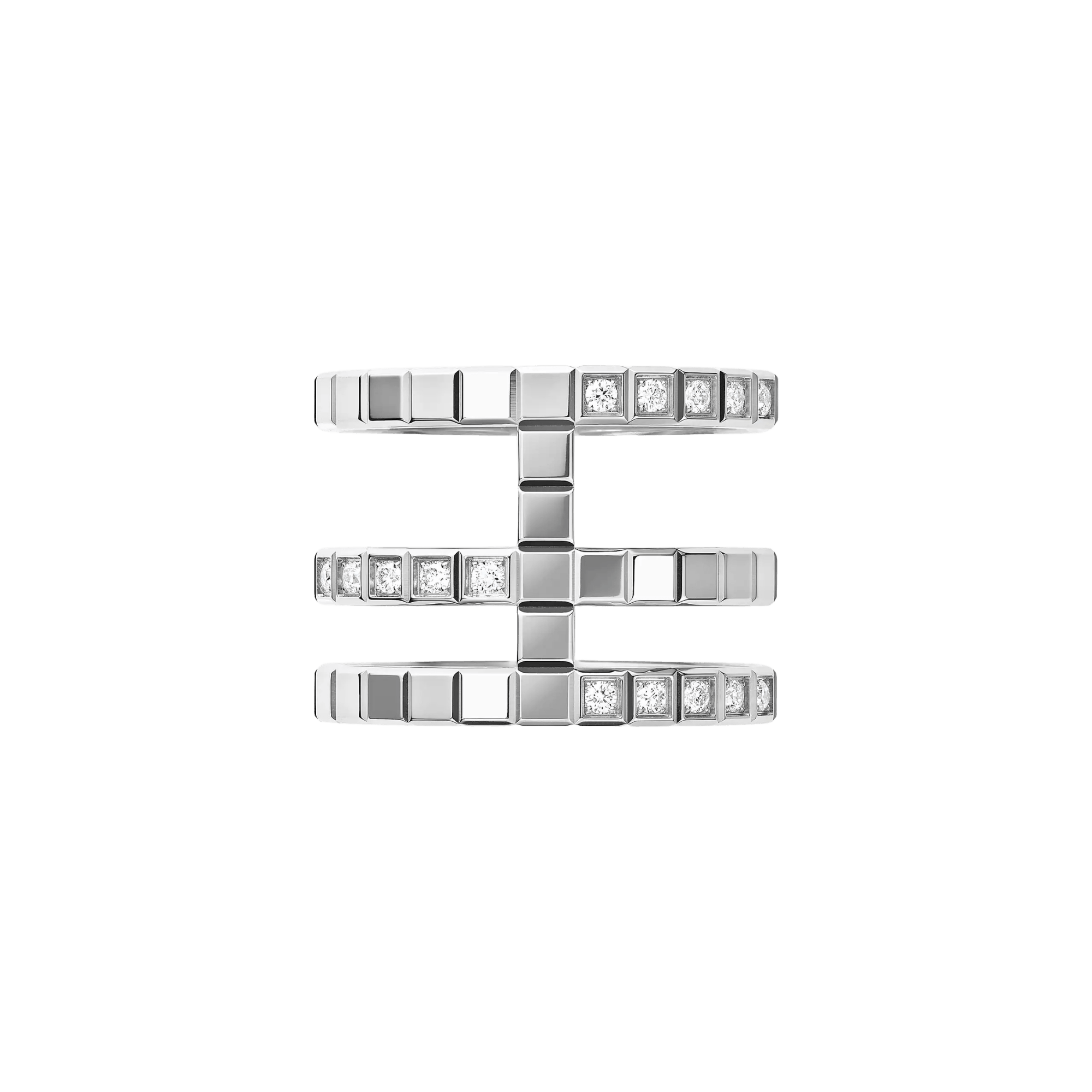 Chopard Ice Cube Mini ring witgoud met diamant - 827007-1012 - #2 Chopard Ice Cube Mini ring witgoud met diamant - 827007-1012 - #2