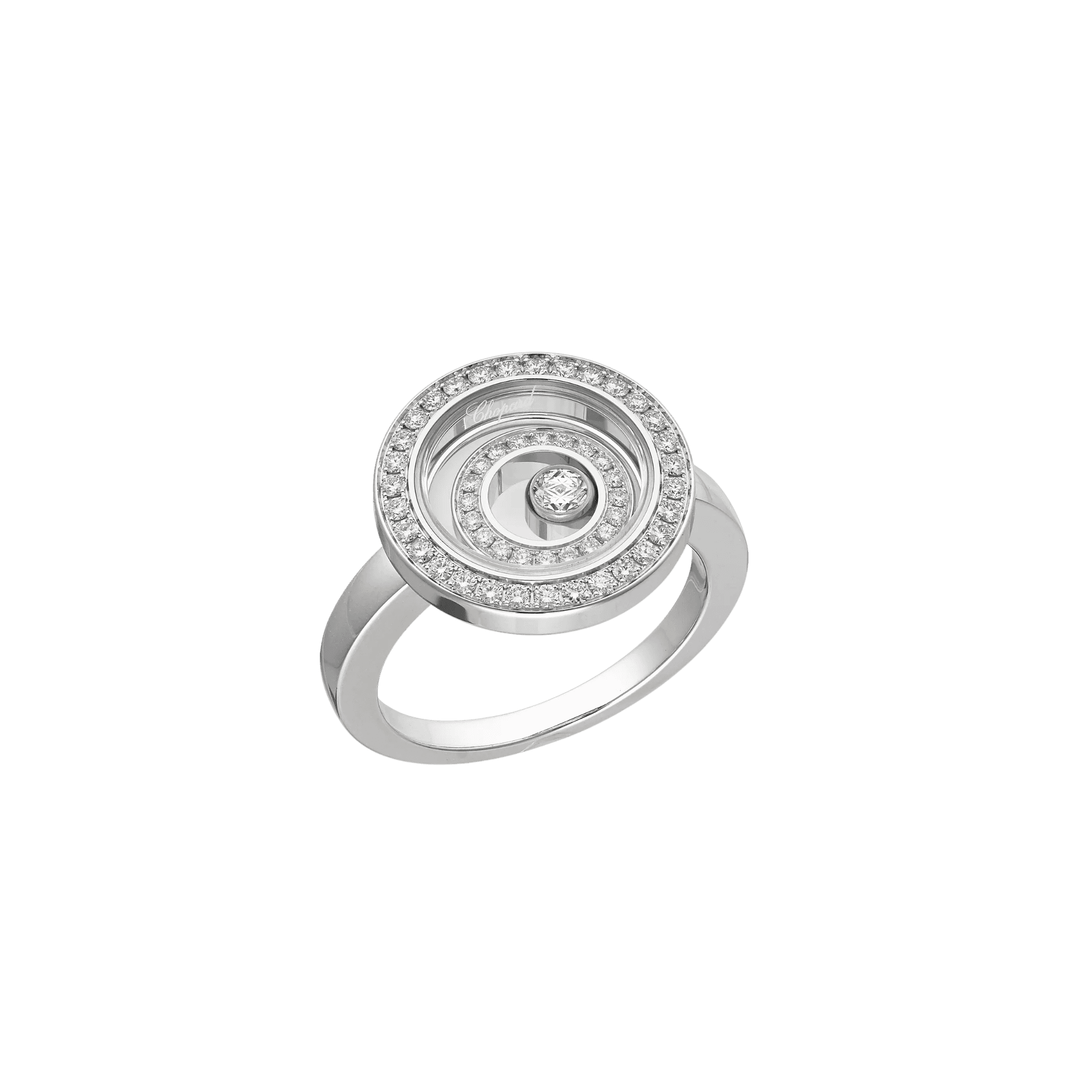 Chopard Happy Diamonds Happy Spirit ring witgoud met diamant - 828230-1012 - #1 Chopard Happy Diamonds Happy Spirit ring witgoud met diamant - 828230-1012 - #1