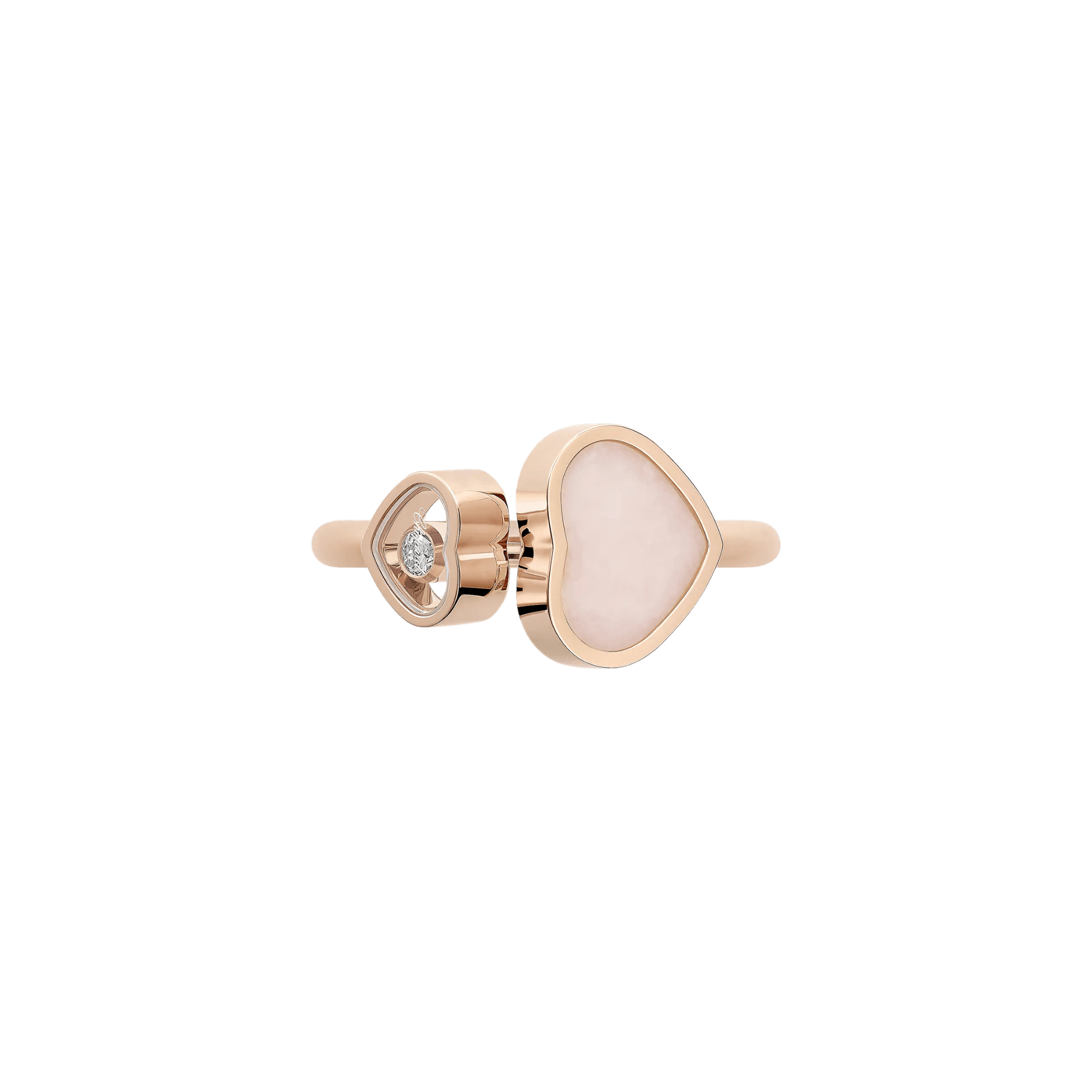 Chopard Happy Diamonds Happy Hearts ring roodgoud met diamant - 829482-5630 - #2 Chopard Happy Diamonds Happy Hearts ring roodgoud met diamant - 829482-5630 - #2