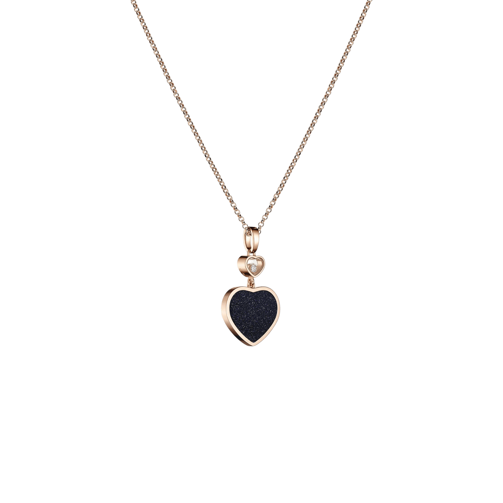 Chopard Happy Diamonds Happy Hearts collier roodgoud met diamant - 797482-5510 - #2 Chopard Happy Diamonds Happy Hearts collier roodgoud met diamant - 797482-5510 - #2