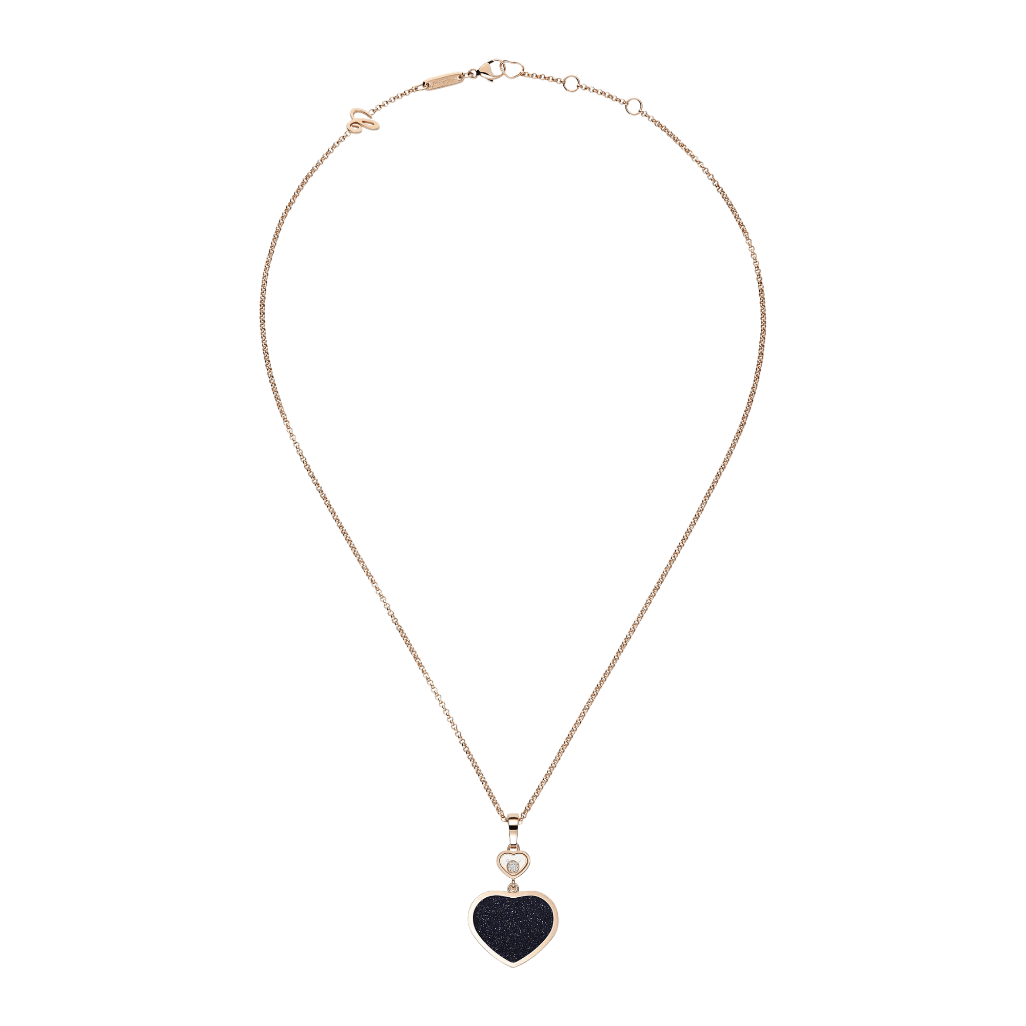 Chopard Happy Diamonds Happy Hearts collier roodgoud met diamant - 797482-5510 - #4 Chopard Happy Diamonds Happy Hearts collier roodgoud met diamant - 797482-5510 - #4