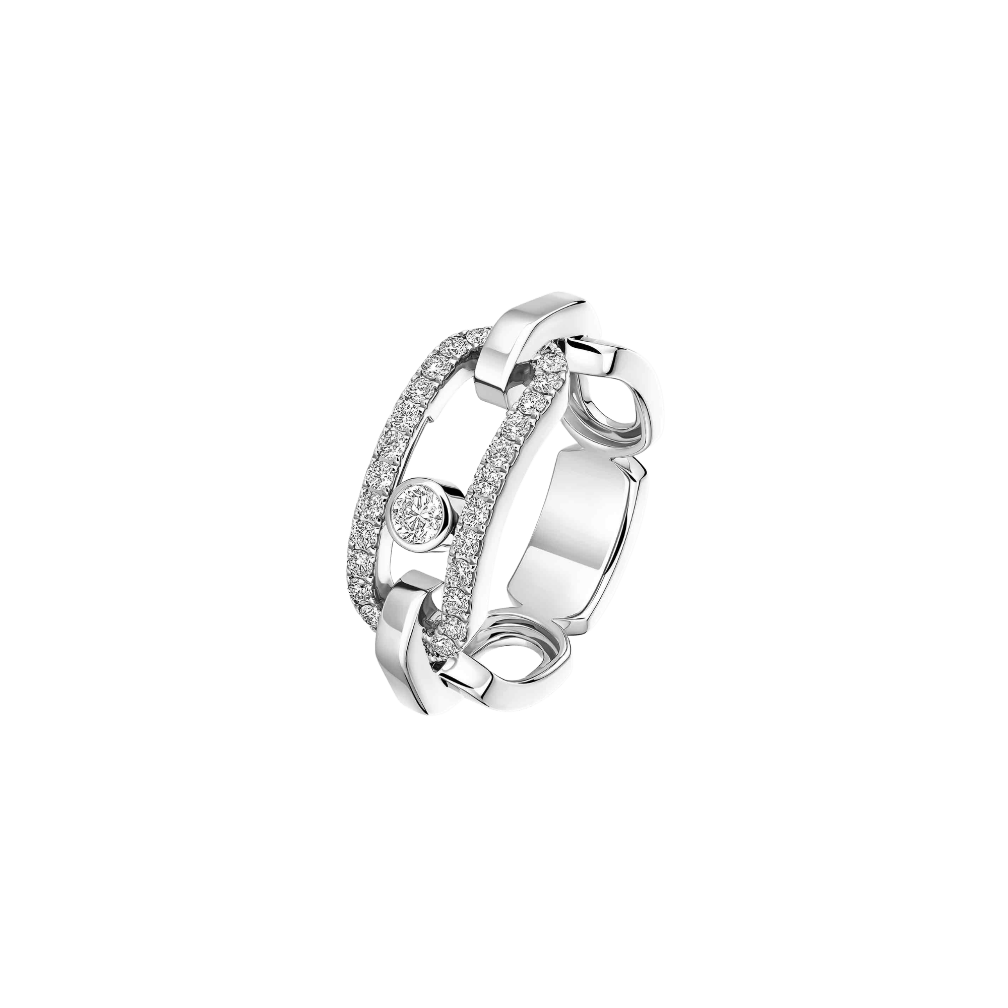Move Link Ring - Messika - 12728-WG Move Link Ring - Messika - 12728-WG