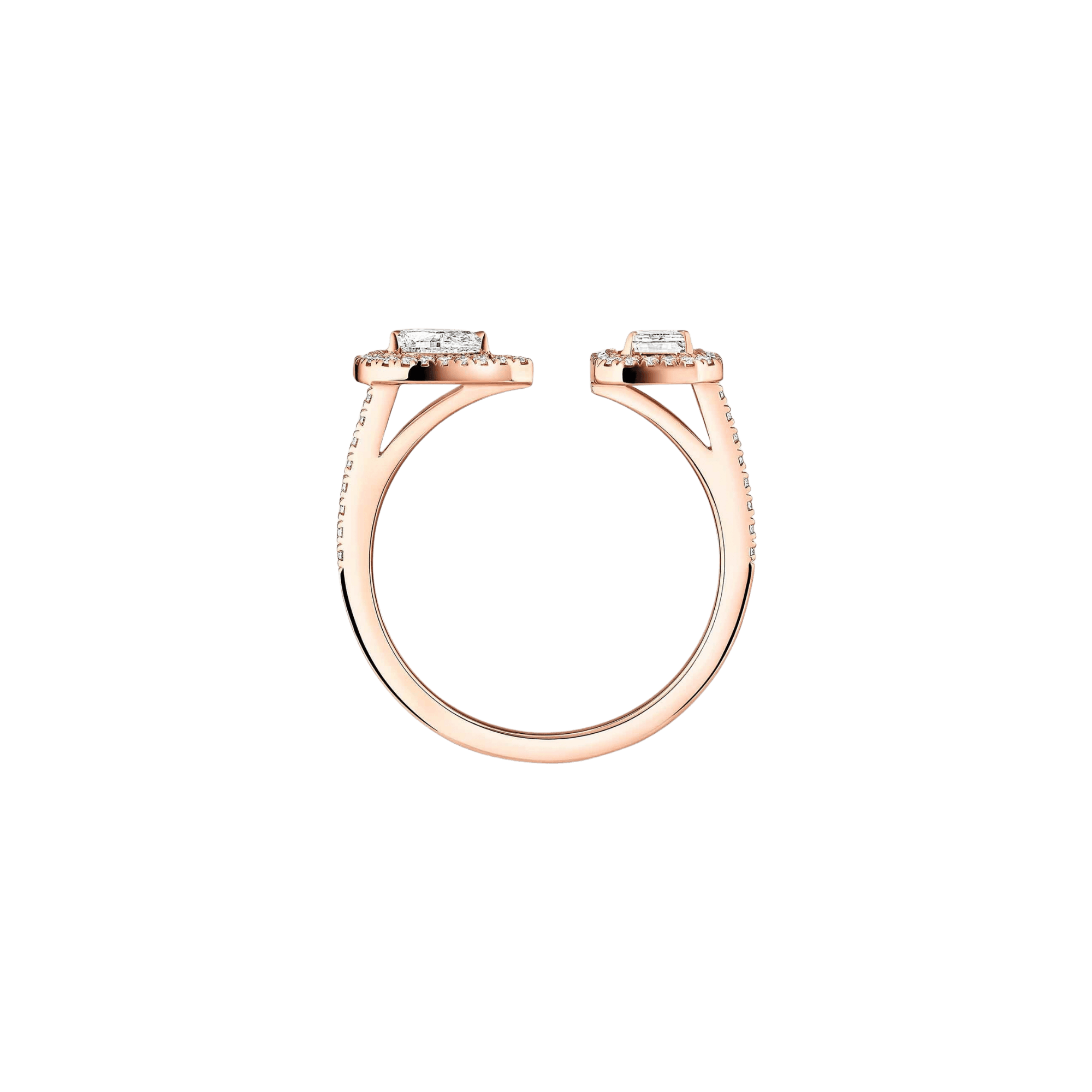 Messika My Twin Toi & Moi ring roodgoud met diamant - 6636-PG - #3 Messika My Twin Toi & Moi ring roodgoud met diamant - 6636-PG - #3