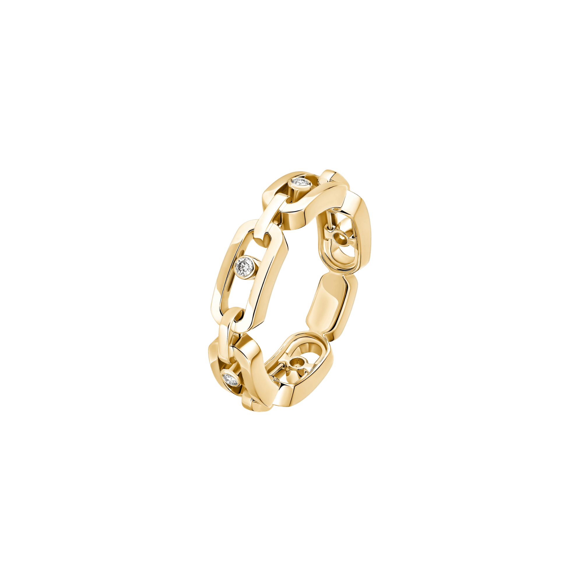 Move Link Ring - Messika - 12078-YG Move Link Ring - Messika - 12078-YG