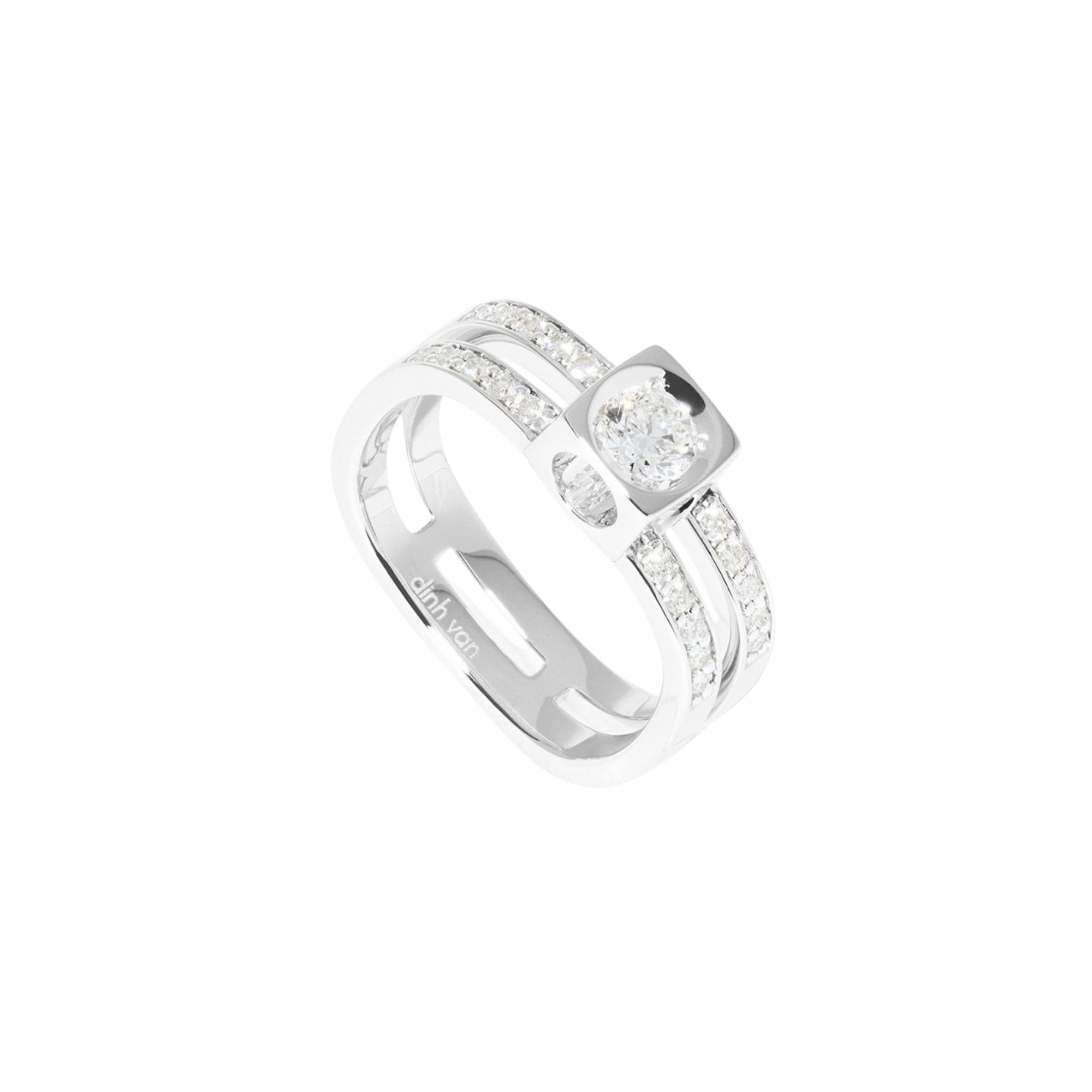 Le Cube Diamant Ring - dinh van - 208912 Le Cube Diamant Ring - dinh van - 208912