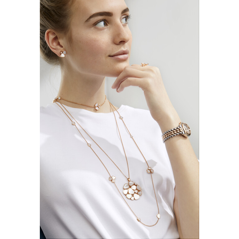 Chopard Happy Diamonds Happy Hearts oorknoppen roodgoud met diamant - 83A083-5301 - #6 Chopard Happy Diamonds Happy Hearts oorknoppen roodgoud met diamant - 83A083-5301 - #6