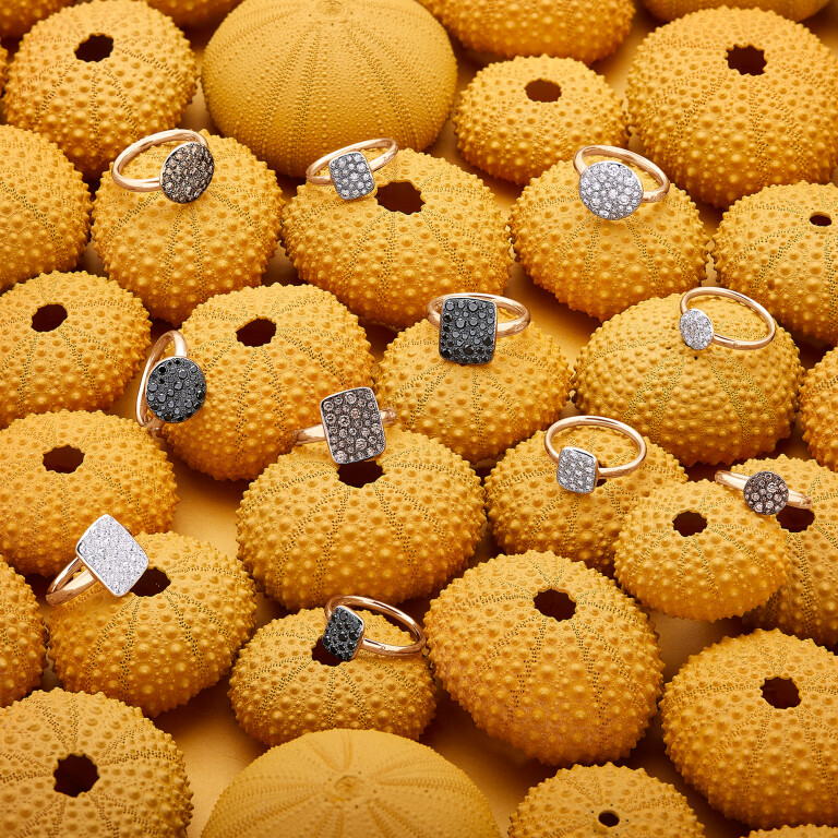 Pomellato Sabbia ring roodgoud met diamant - PAB9031 O7000 DBR00 - #2 Pomellato Sabbia ring roodgoud met diamant - PAB9031 O7000 DBR00 - #2