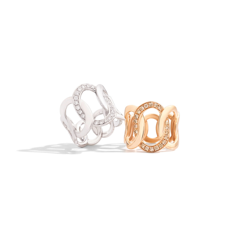 Pomellato Brera ring witgoud met diamant - PAB9100 O2WHR DB000 - #3 Pomellato Brera ring witgoud met diamant - PAB9100 O2WHR DB000 - #3