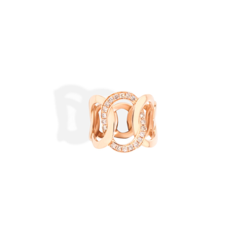Pomellato Brera ring roodgoud met diamant - PAB9100 O7000 DBR00 - #3 Pomellato Brera ring roodgoud met diamant - PAB9100 O7000 DBR00 - #3