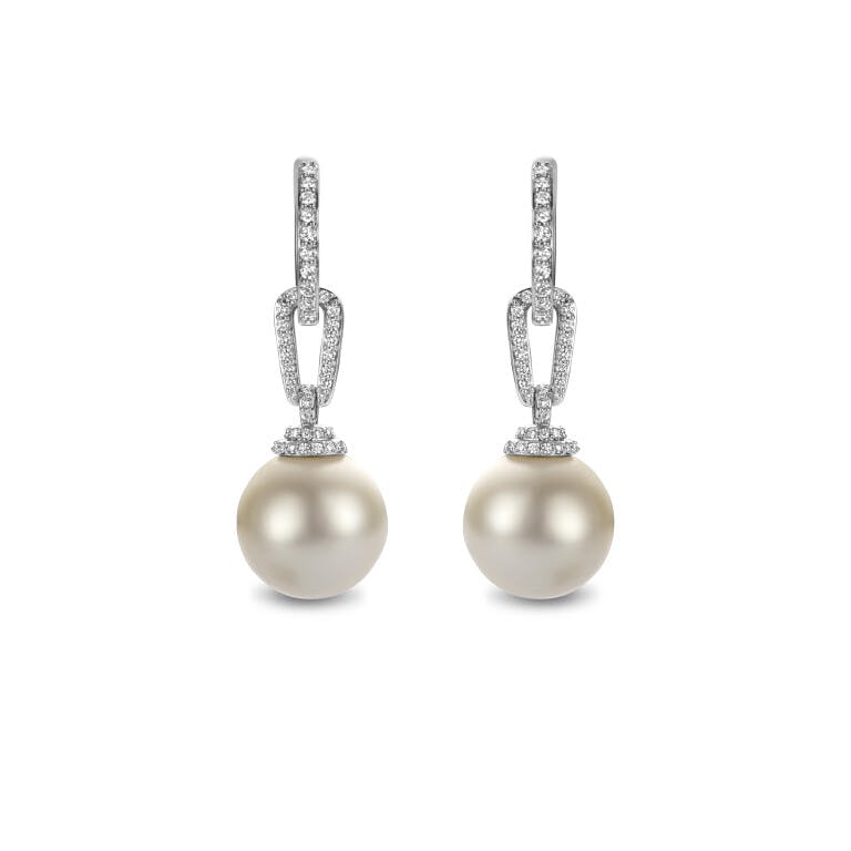 Pearls oorhangers - Schaap en Citroen 